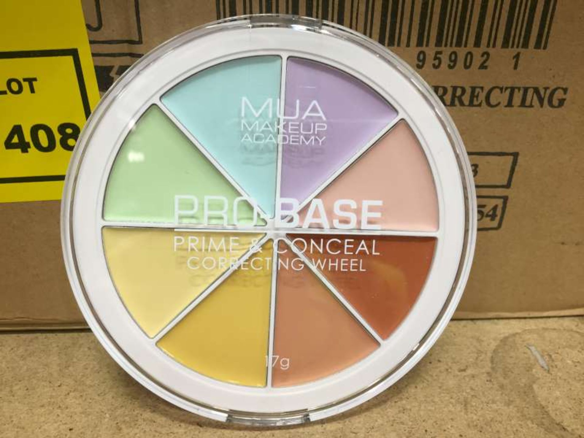 72 X MAKEUP ACADEMY PRO - BASE PRIME & CONCEAL CORRECTING WHEEL IN 1 BOX