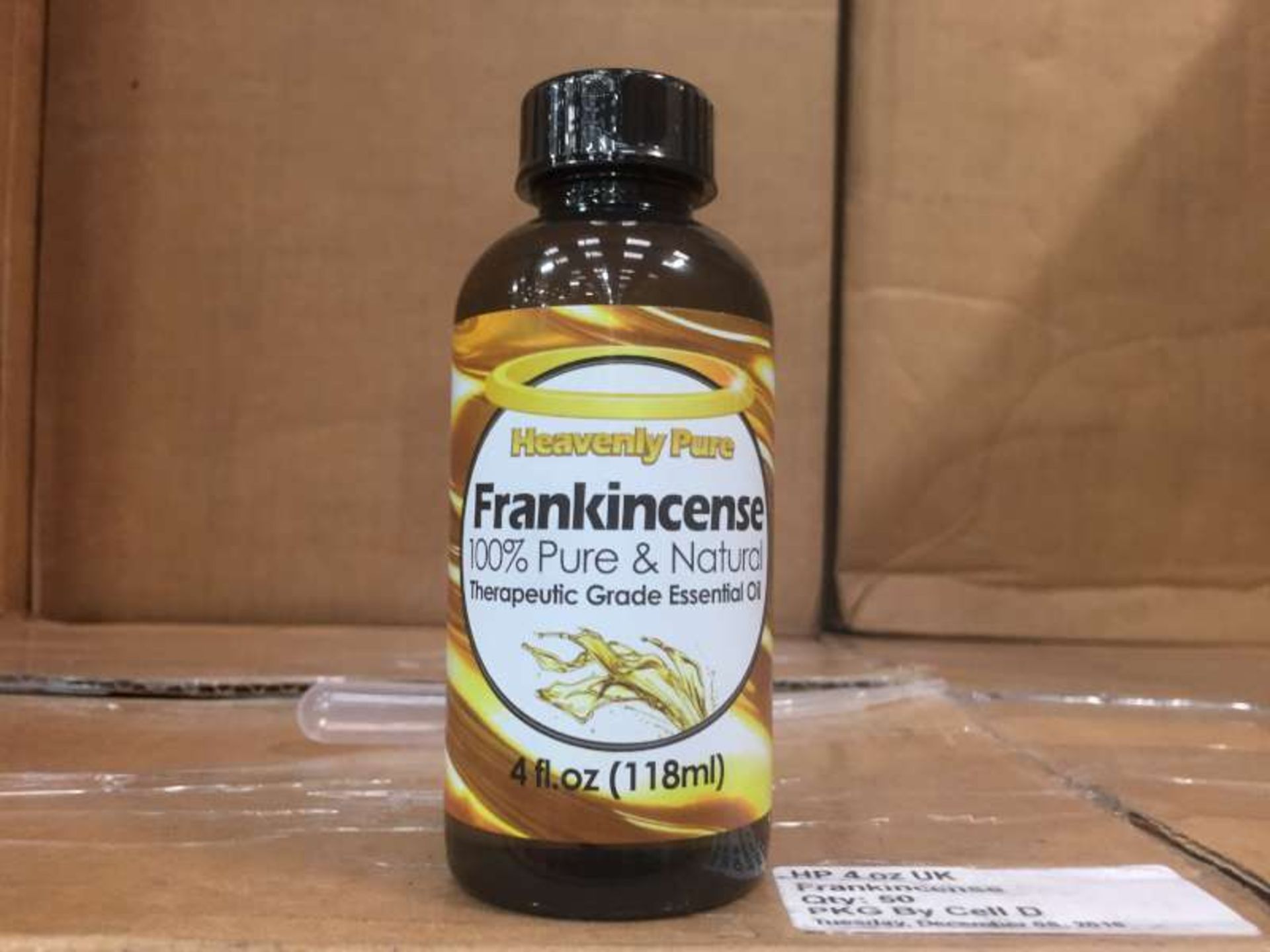 50 X 118 ML BOTTLES OF HEAVENLY PURE FRANKINCENSE 100% PURE AND NATURAL THERAPEUTIC GRADE