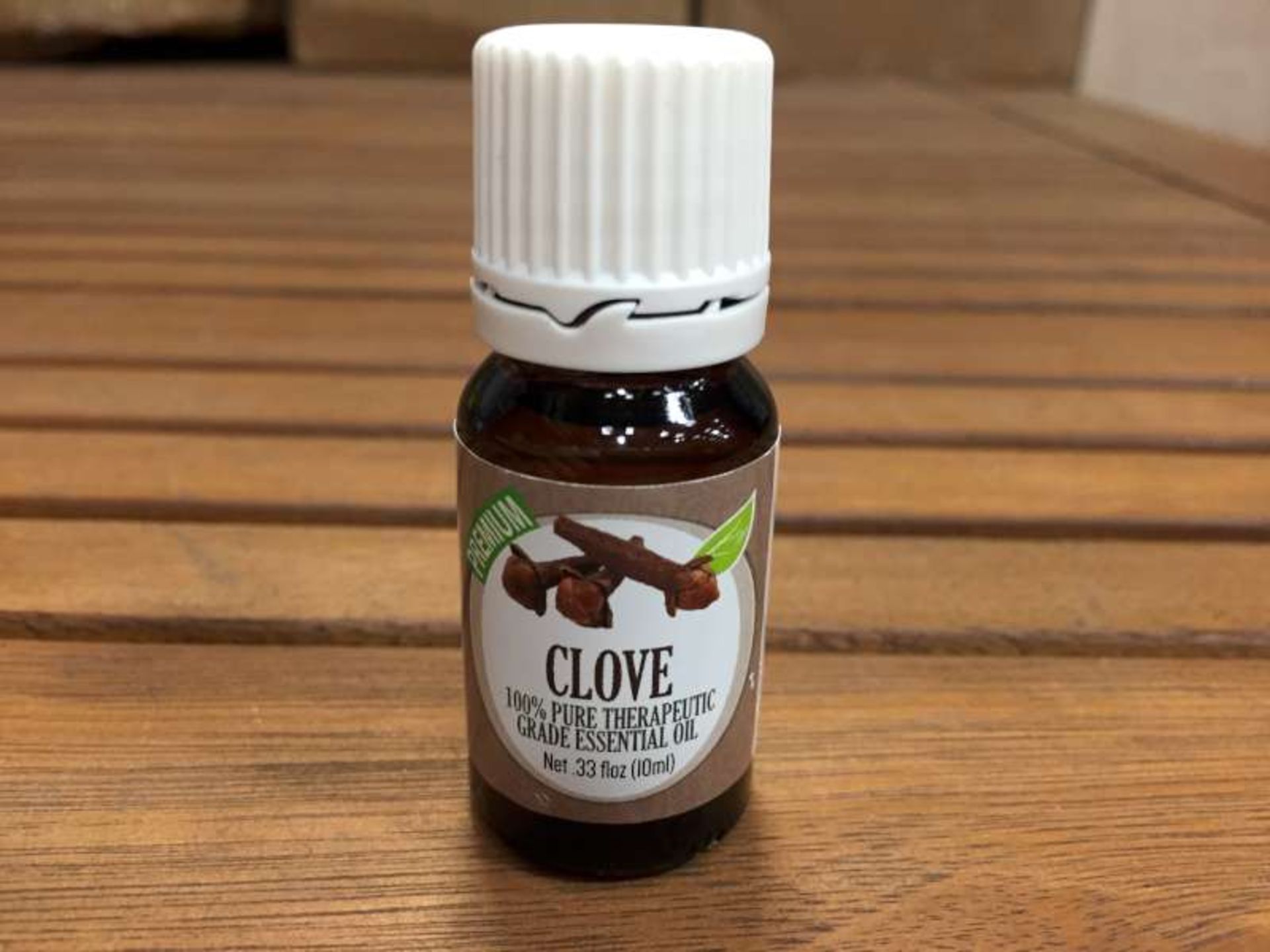 100 X 10 ML BOTTLES OF HEALING SOLUTIONS CLOVE 100% PURE THERAPEUTIC GRADE ESSENTIAL OIL IN 1 BOX