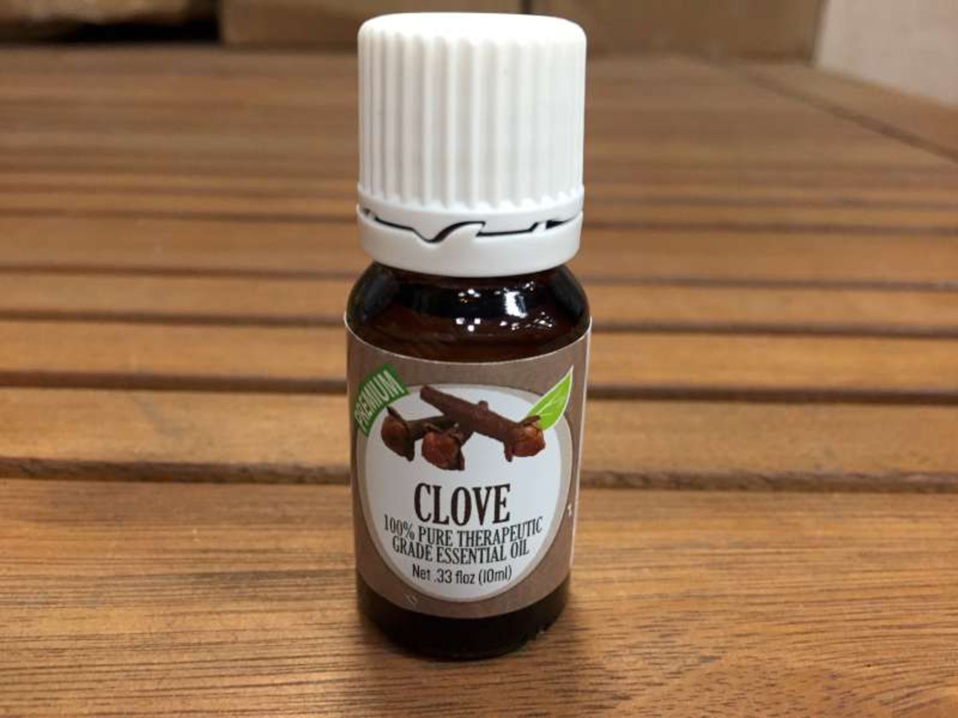 100 X 10 ML BOTTLES OF HEALING SOLUTIONS CLOVE 100% PURE THERAPEUTIC GRADE ESSENTIAL OIL IN 1 BOX