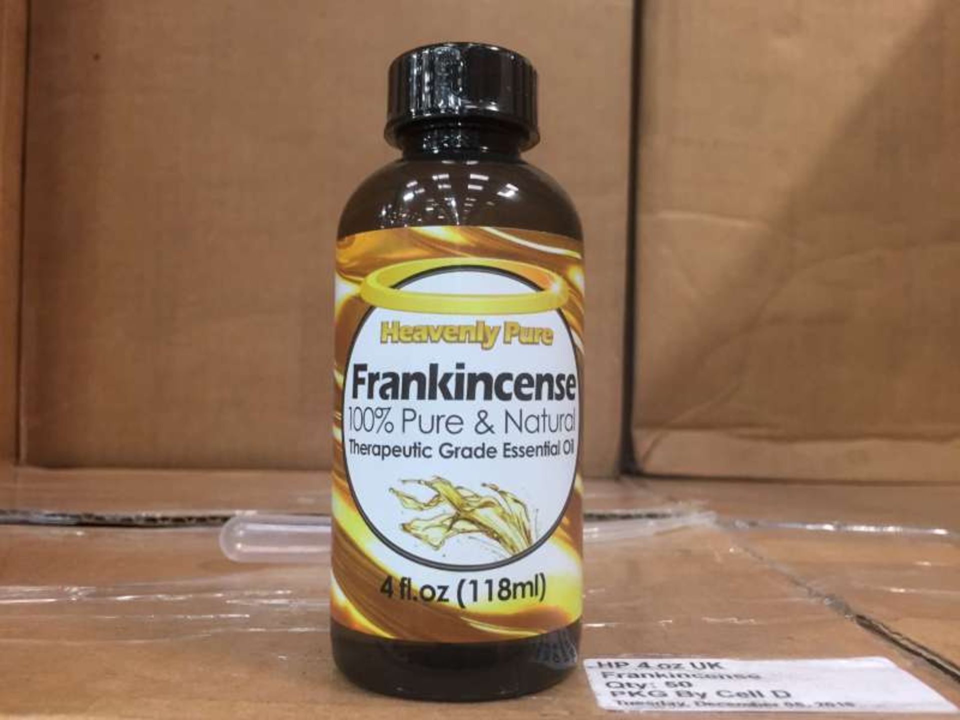 50 X 118 ML BOTTLES OF HEAVENLY PURE FRANKINCENSE 100% PURE AND NATURAL THERAPEUTIC GRADE