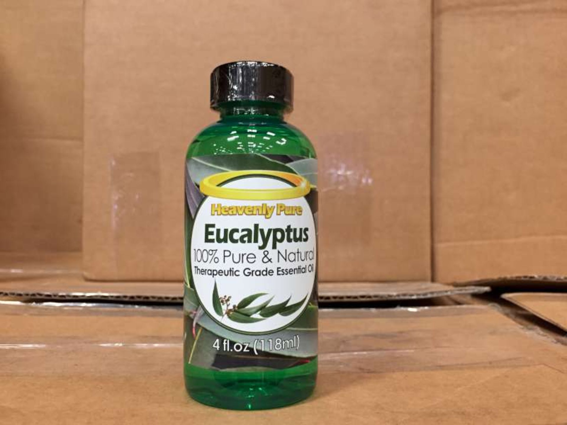 50 X 118 ML BOTTLES OF HEAVENLY PURE EUCALYPTUS 100% PURE AND NATURAL THERAPEUTIC GRADE ESSENTIAL