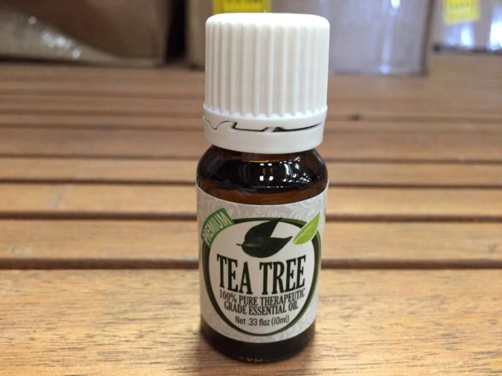 100 X 10 ML BOTTLES OF HEALING SOLUTIONS TEA TREE 100% PURE THERAPEUTIC GRADE ESSENTIAL OIL IN 1