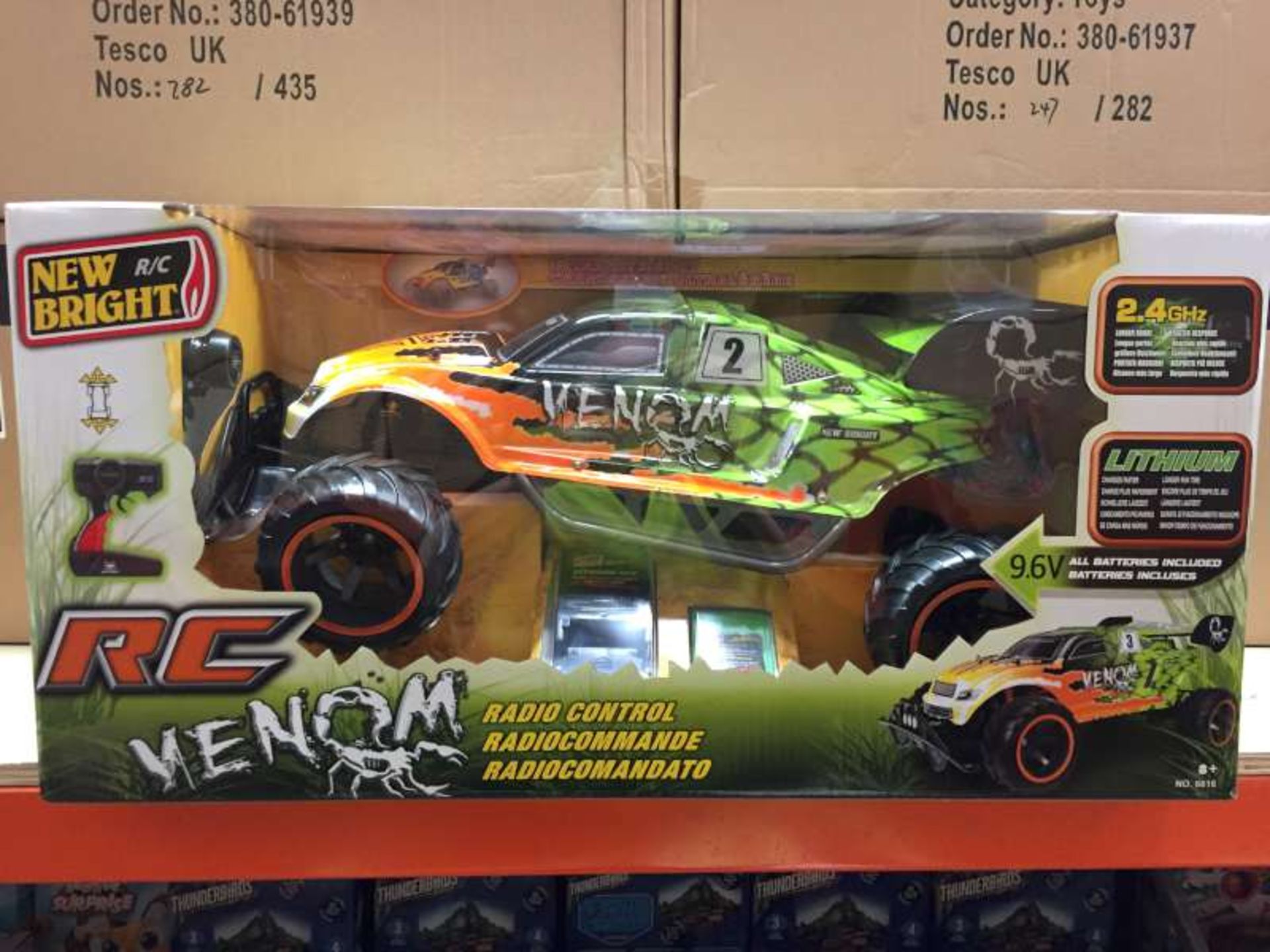 3 X BRAND NEW BOXED NEW BRIGHT RADIO CONTROL VENOM CARS IN 3 BOXES