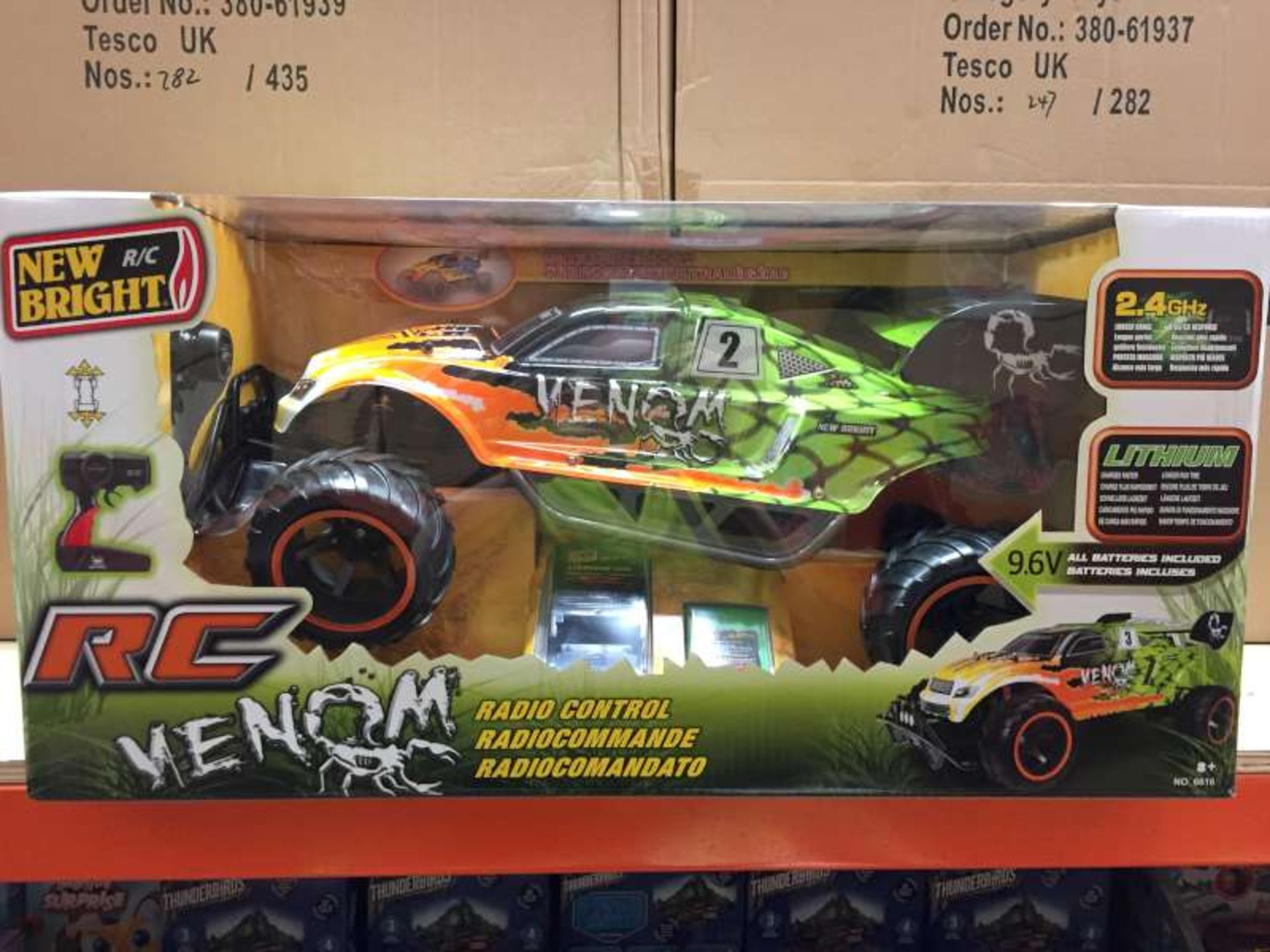 3 X BRAND NEW BOXED NEW BRIGHT RADIO CONTROL VENOM CARS IN 3 BOXES