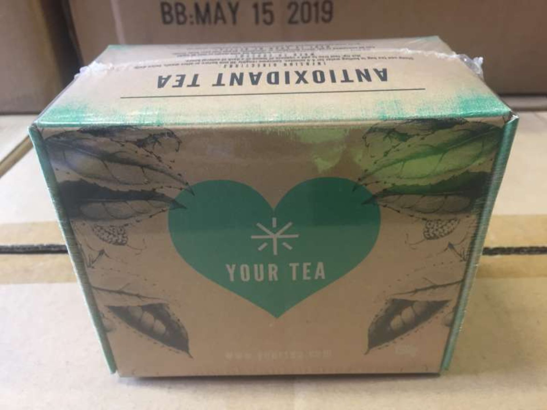 225 X BOXES OF 6 YOUR TEA ANTIOXIDANT TEABAGS EXP 05/2019 IN 5 BOXES