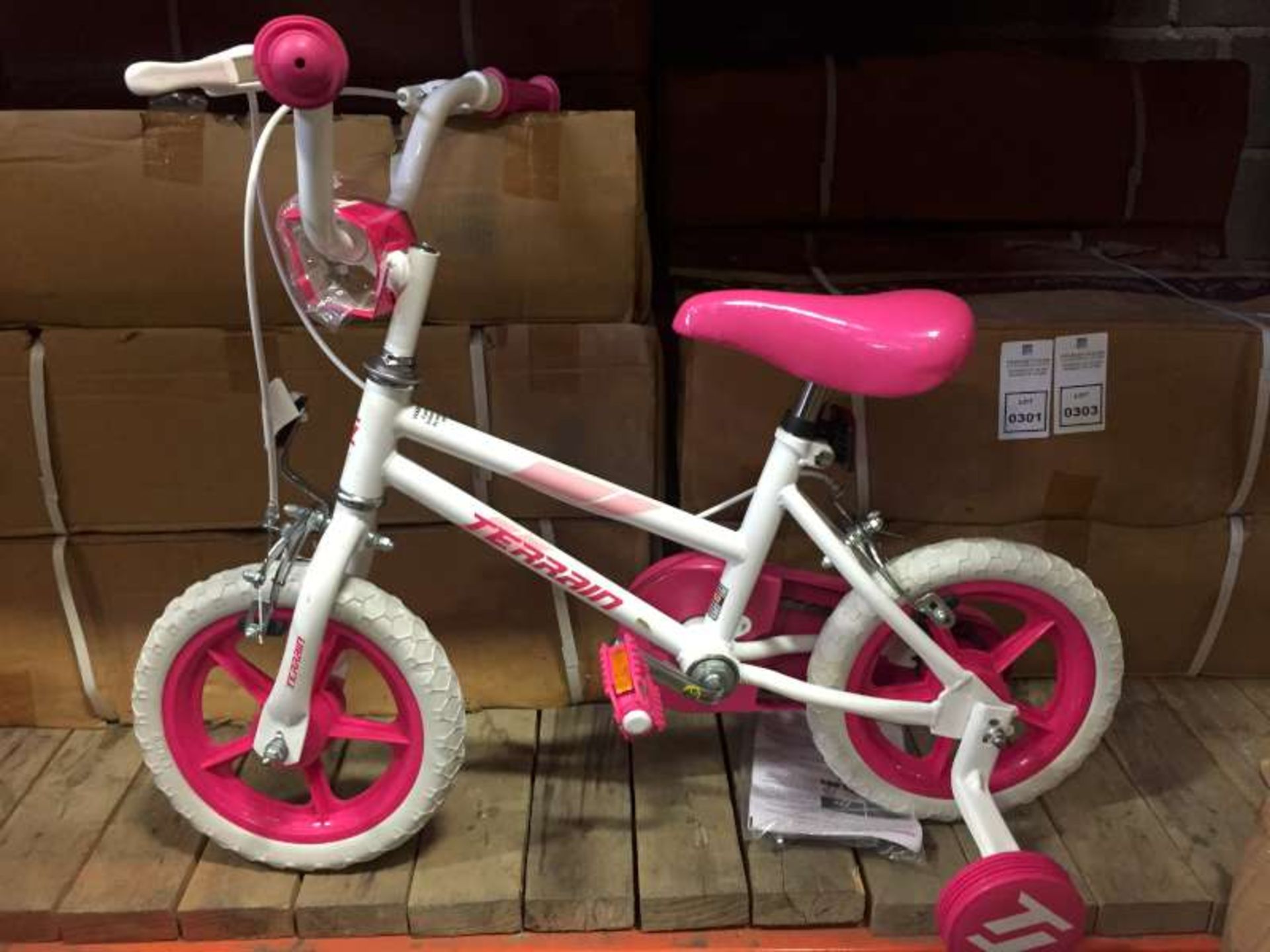 5 X BRAND NEW BOXED TERRAIN GIRLS 12" BIKES