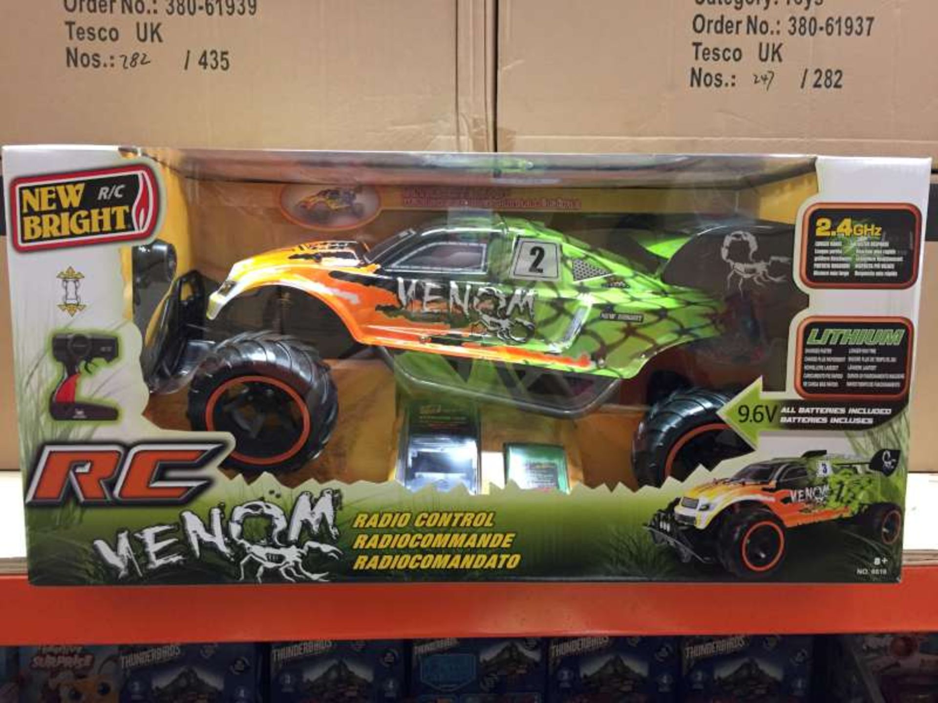 3 X BRAND NEW BOXED NEW BRIGHT RADIO CONTROL VENOM CARS IN 3 BOXES