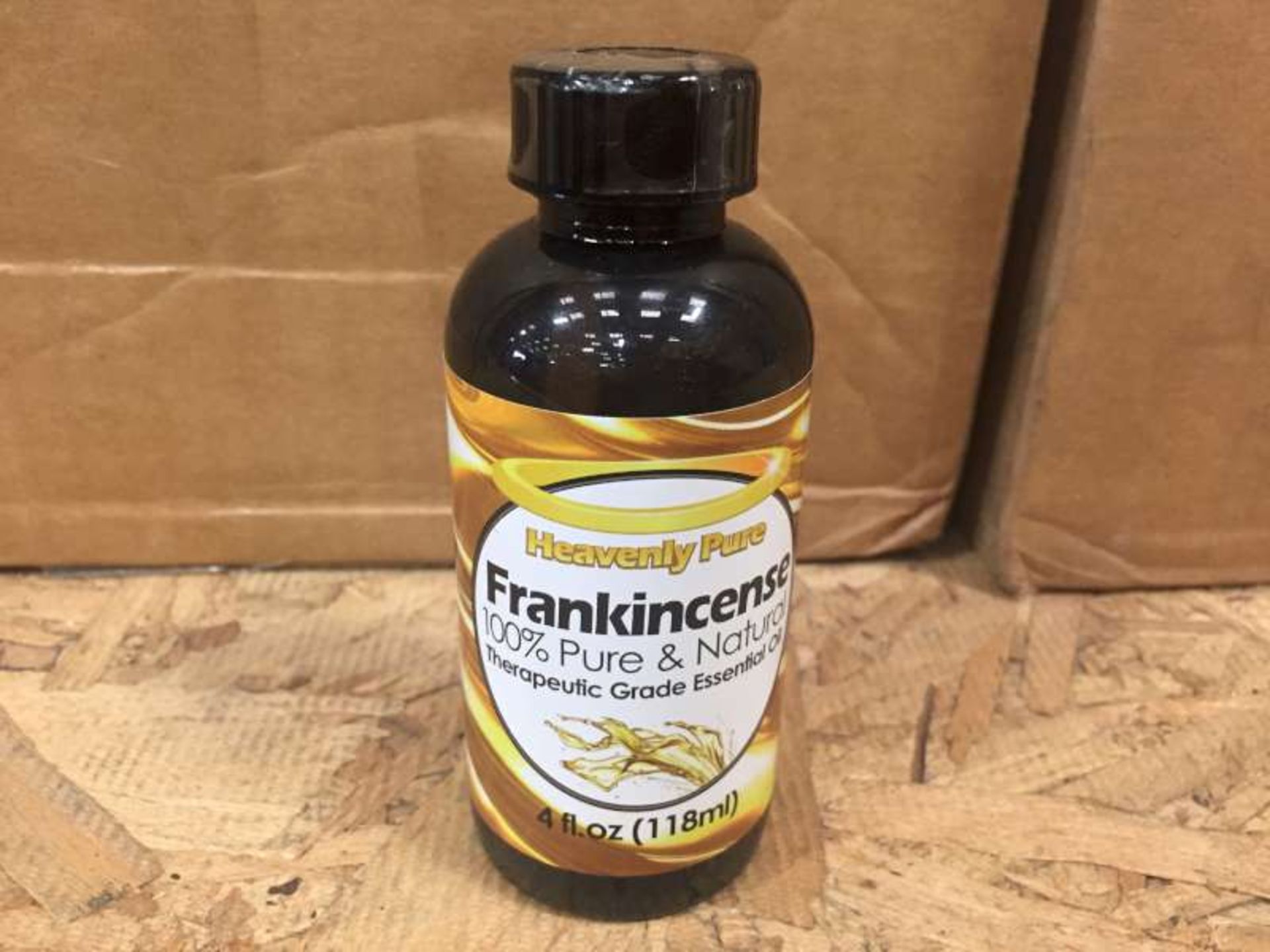 50 X 118 ML BOTTLES OF HEAVENLY PURE THERAPEUTIC GRADE ESSENTIAL FRANKINCENSE OIL IN 1 BOX