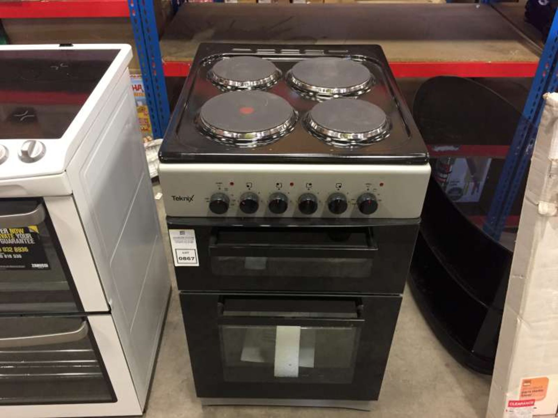 TEKNIX 4 RINGED ELECTRIC GRILL / OVEN