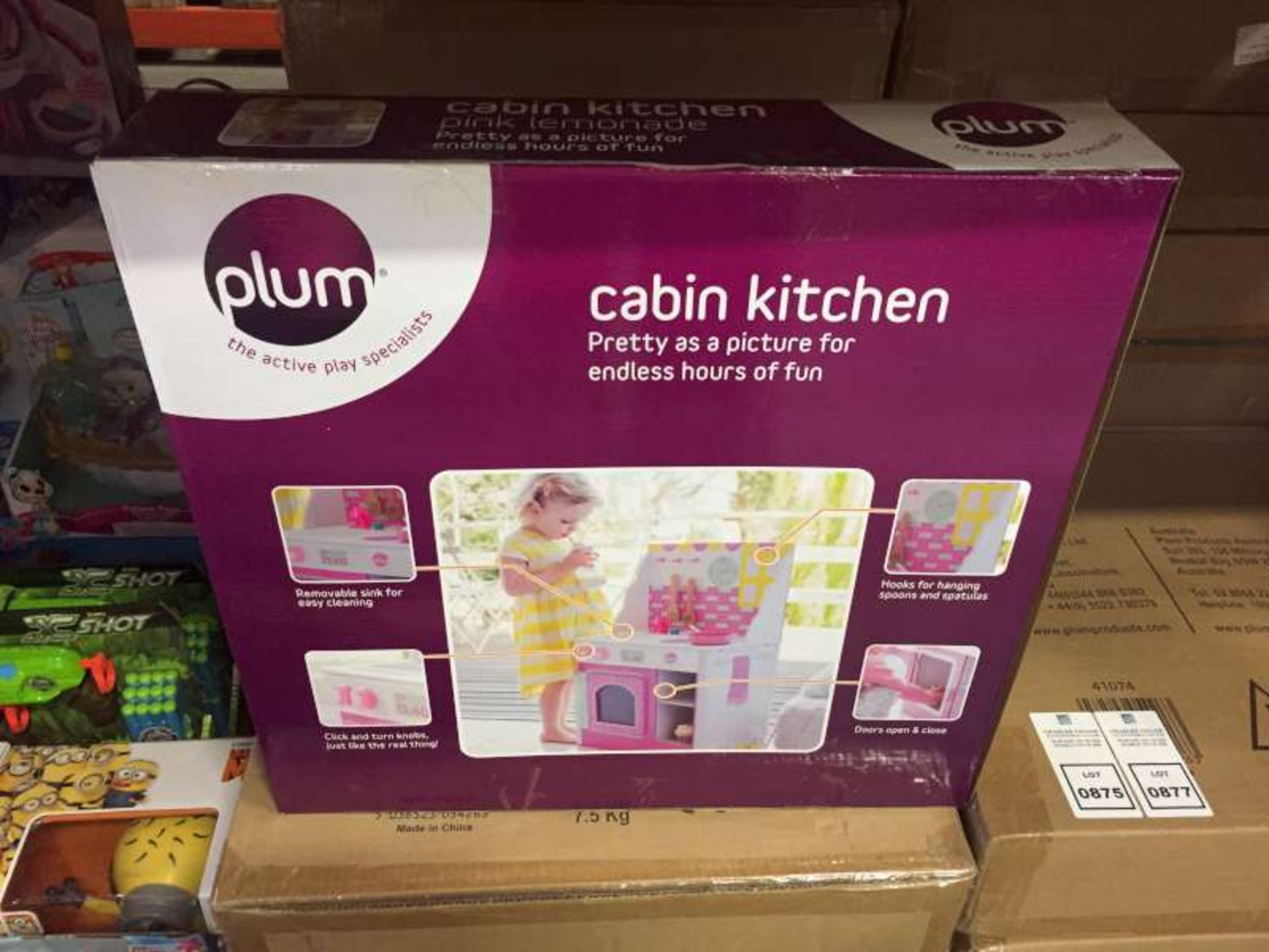 7 X BRAND NEW BOXED PLUM CABIN KITCHENS IN 7 BOXES