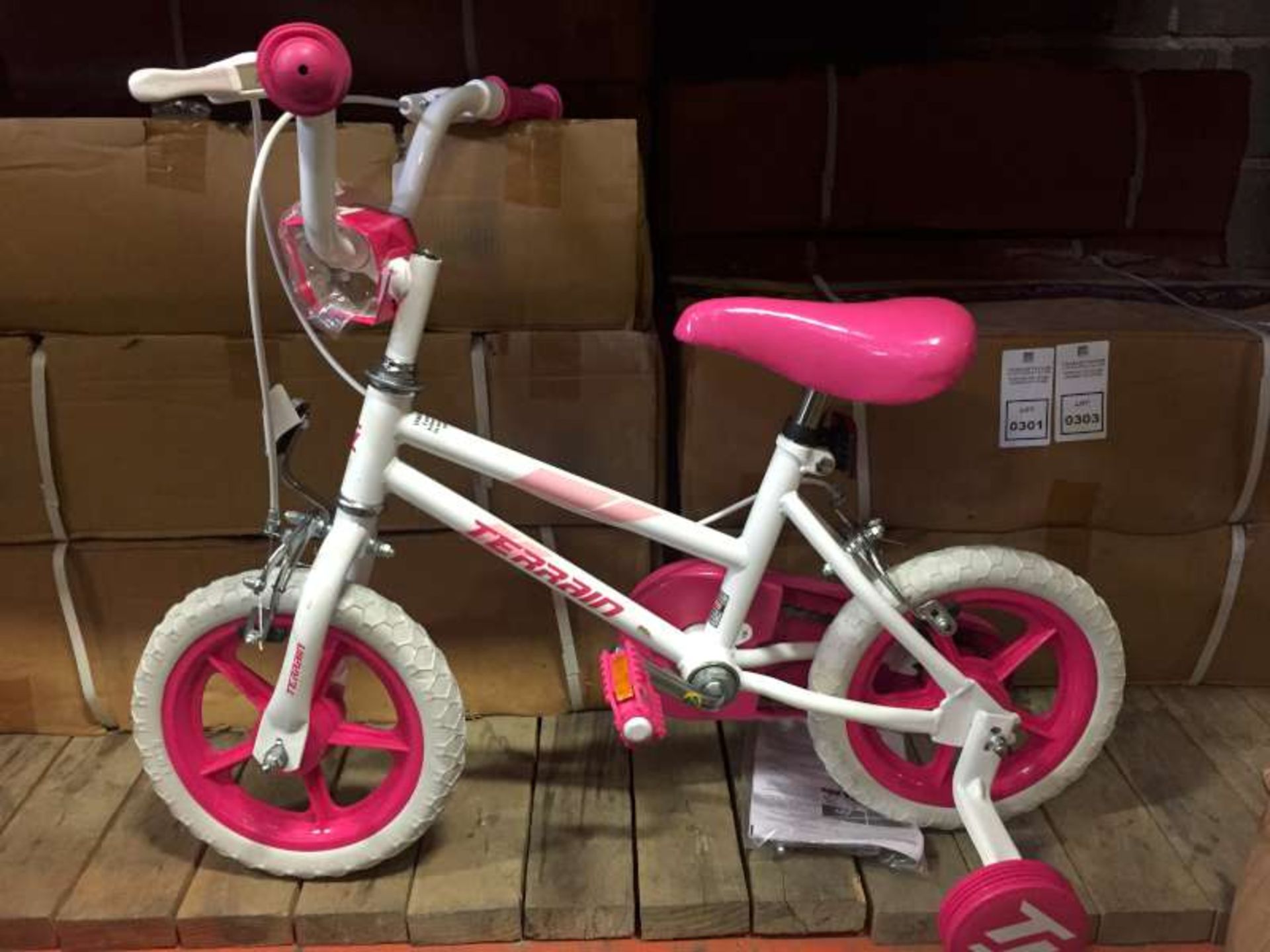 5 X BRAND NEW BOXED TERRAIN GIRLS 12" BIKES