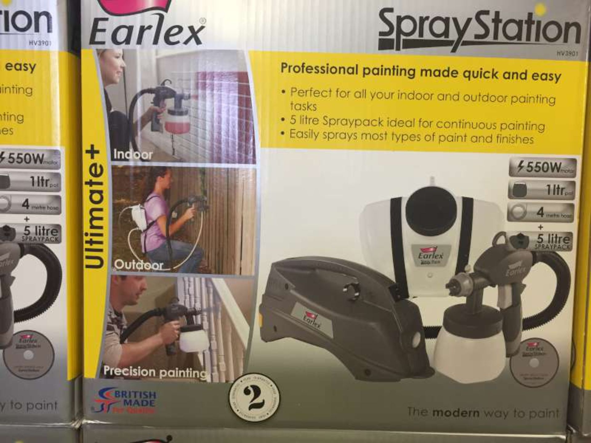 3 X BRAND NEW BOXED EARLEX SPRAY STATIONS