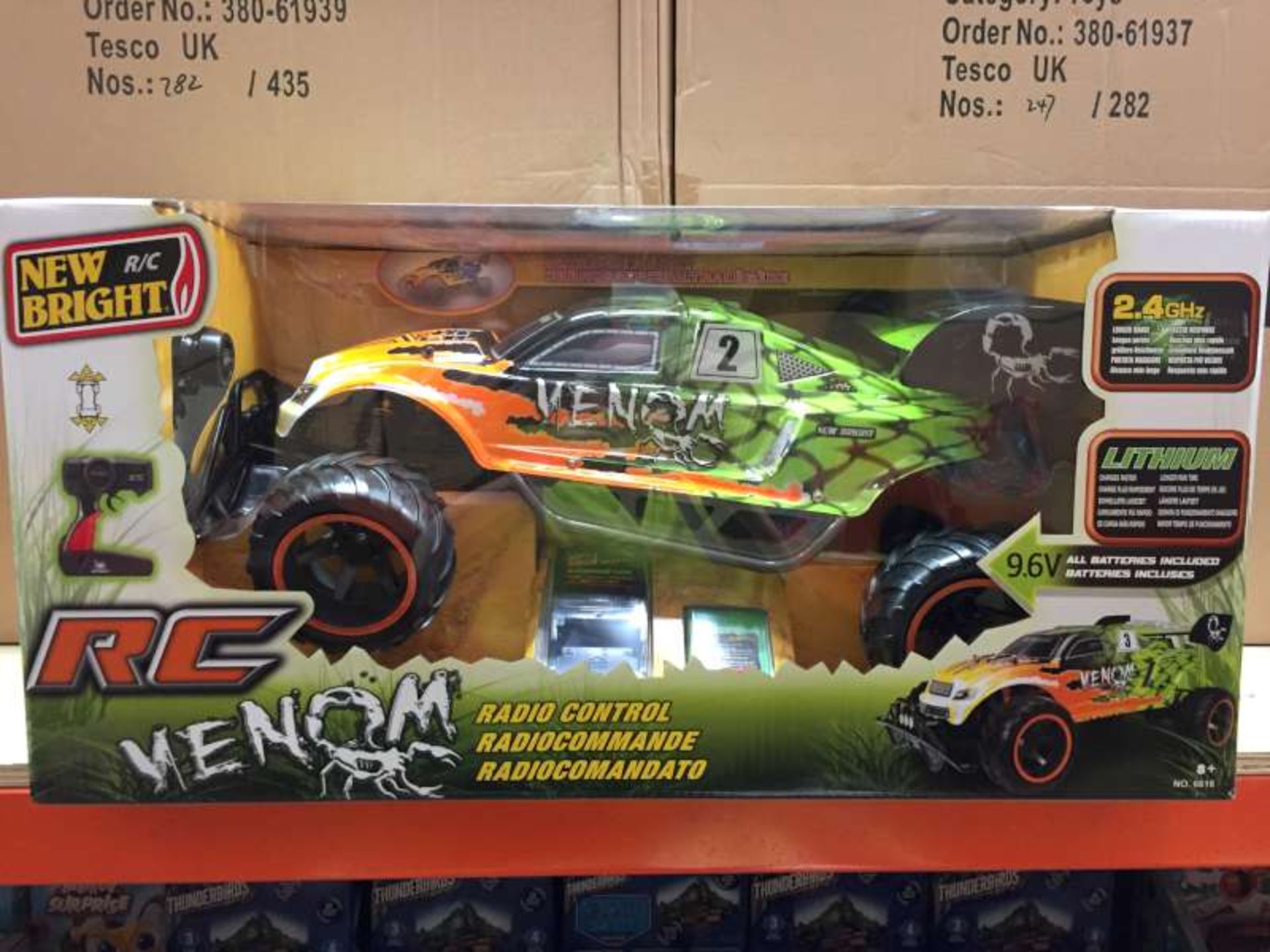 3 X BRAND NEW BOXED NEW BRIGHT RADIO CONTROL VENOM CARS IN 3 BOXES