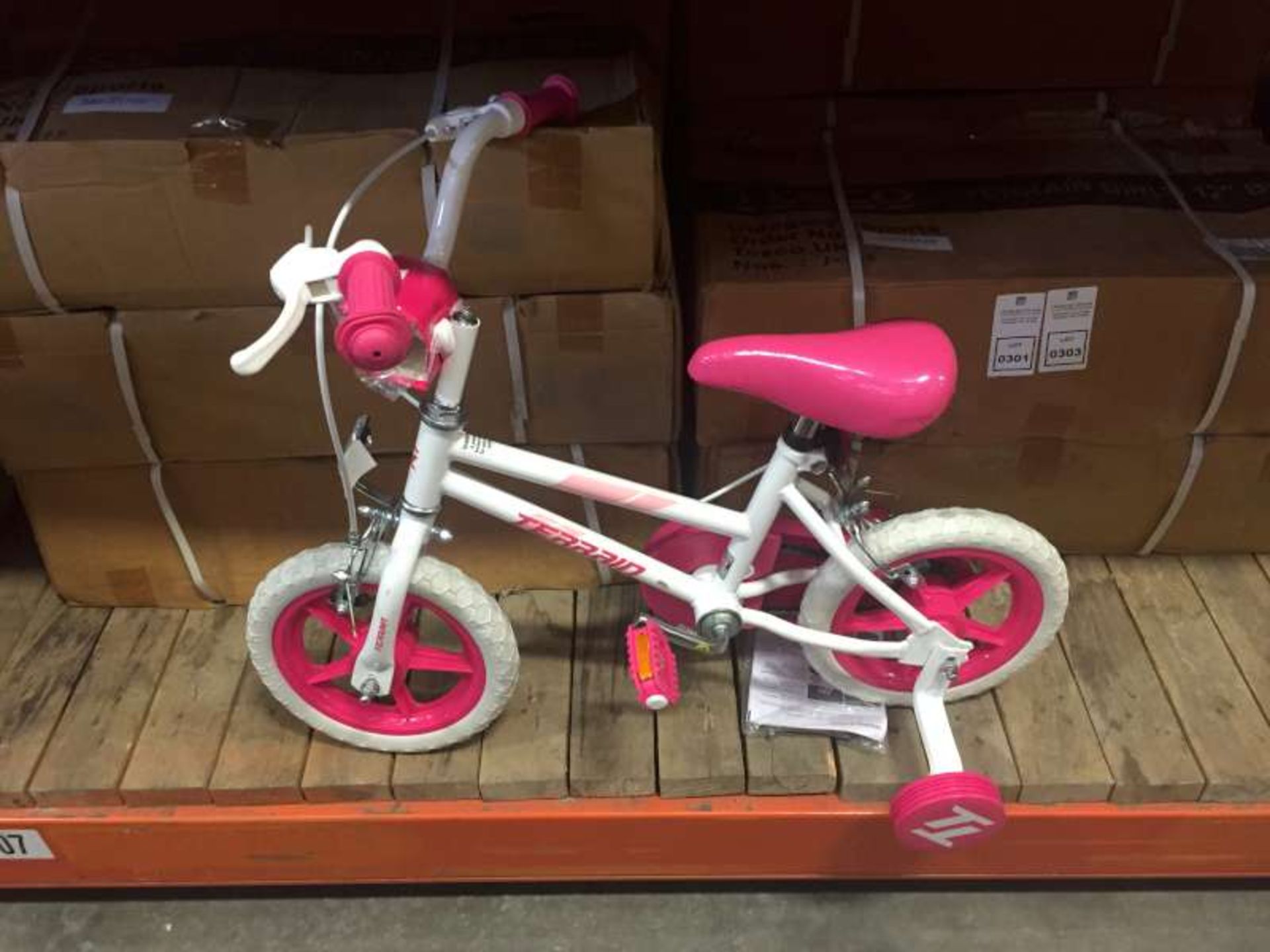 6 X GIRLS 12" TERRAIN BIKES