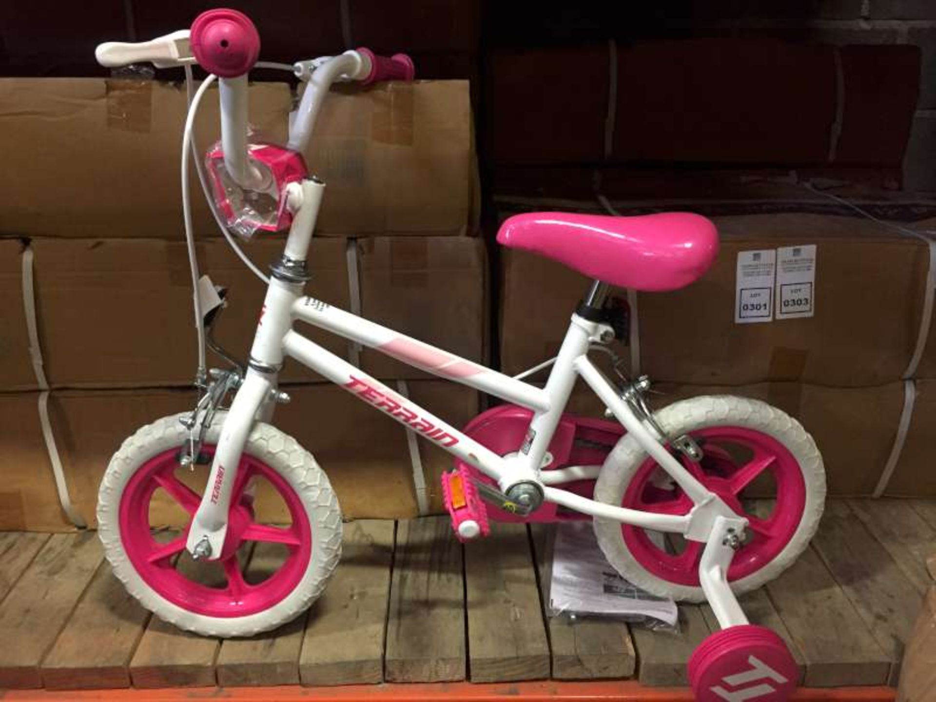 5 X BRAND NEW BOXED TERRAIN GIRLS 12" BIKES