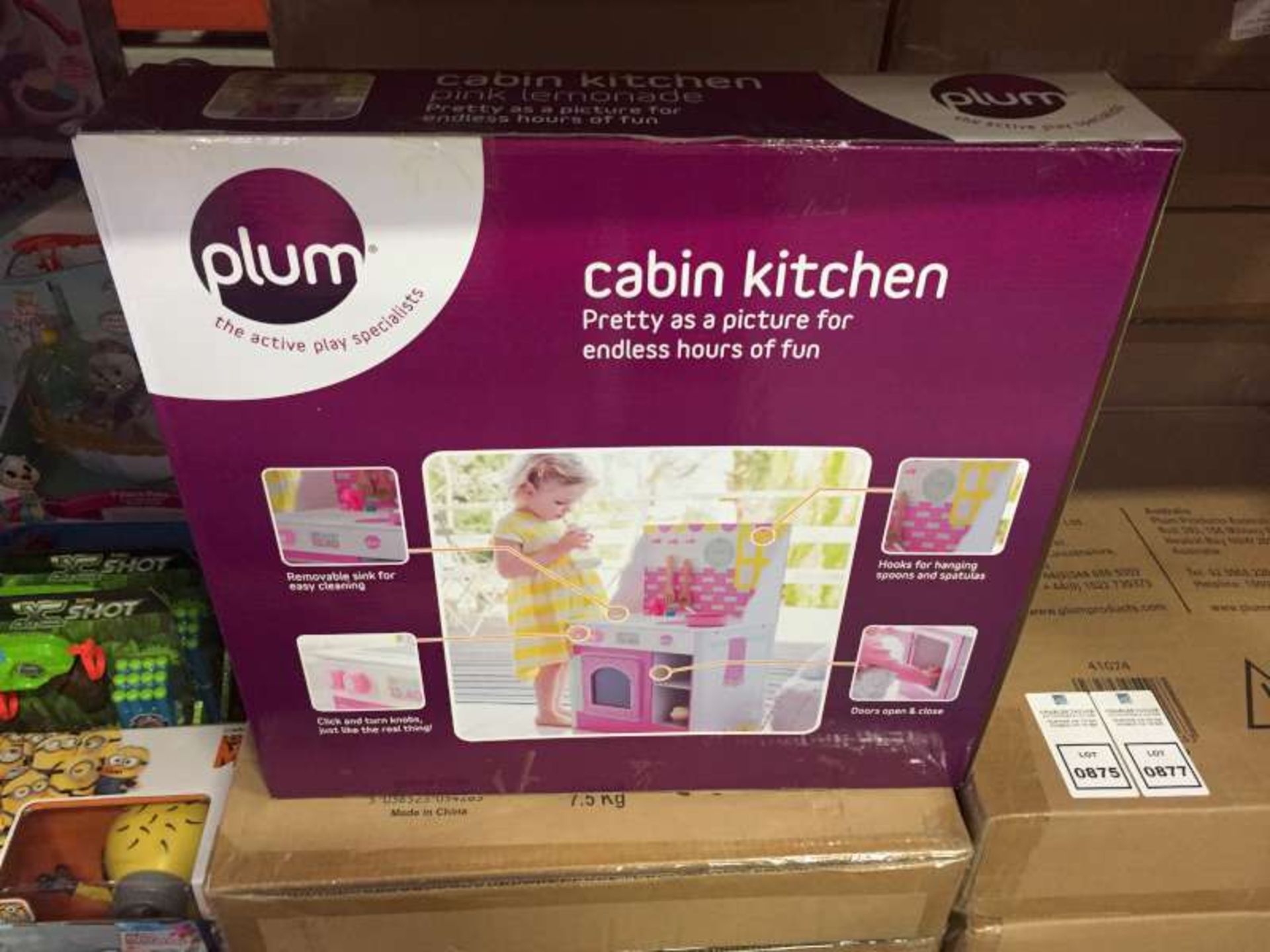 7 X BRAND NEW BOXED PLUM CABIN KITCHENS IN 7 BOXES