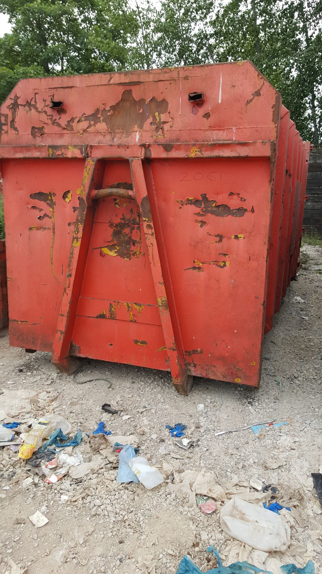 Unbranded 40 Cubic Yard roll on roll off compactor skip