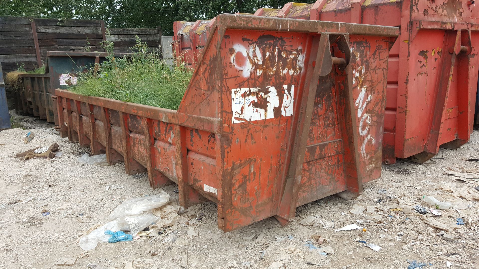 Unbranded 20 Cubic Yard roll on roll off skip