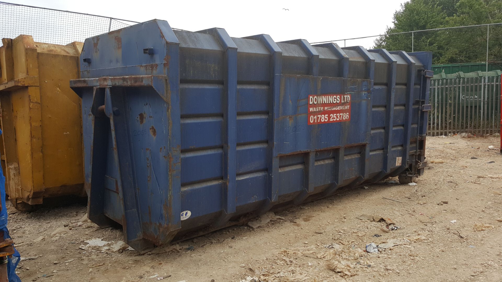 GJF 40 Cubic Yard roll on roll off compactor skip