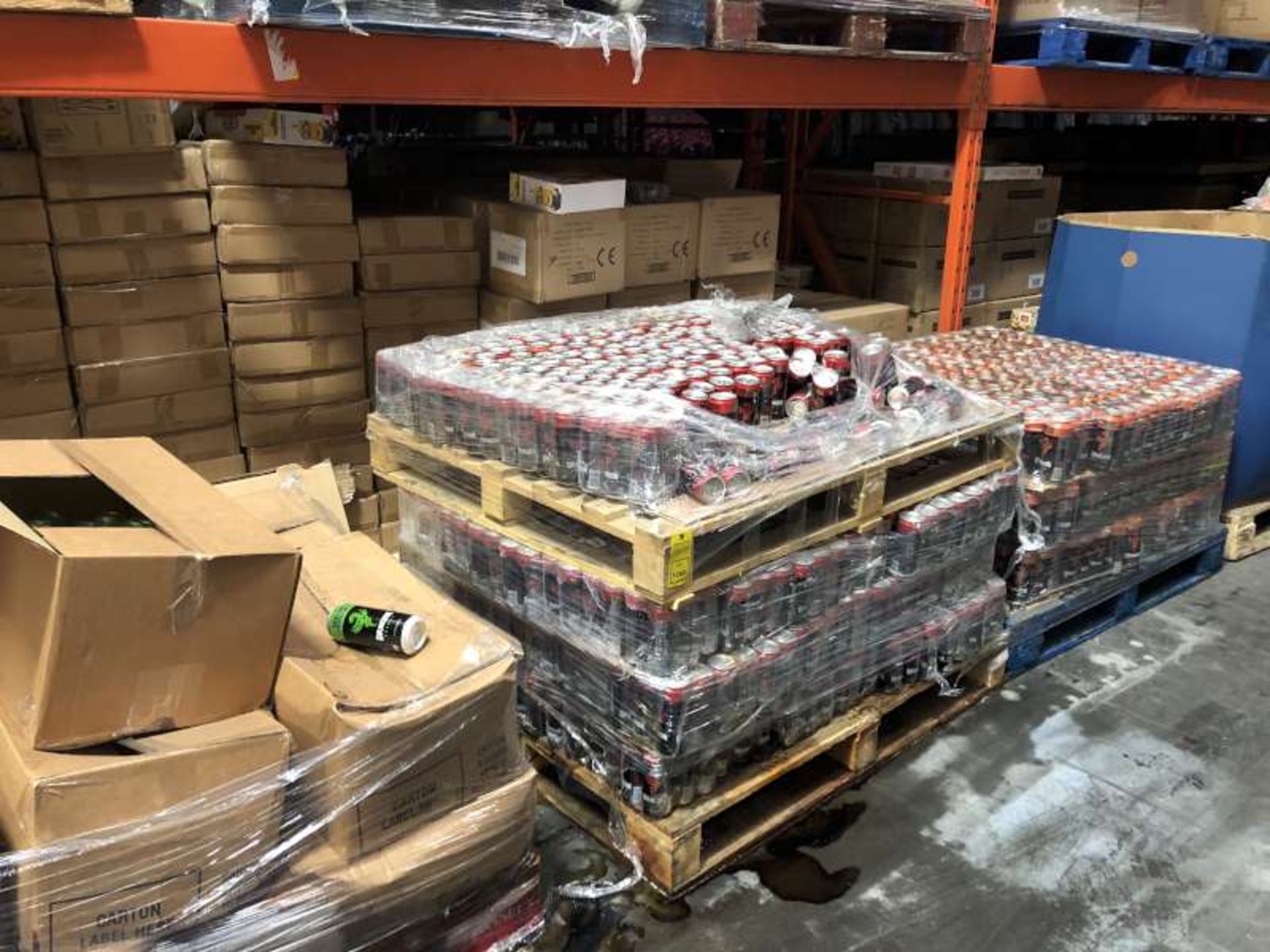 3 X PALLETS OF VARIOUS DRAGON ENERGY DRINKS