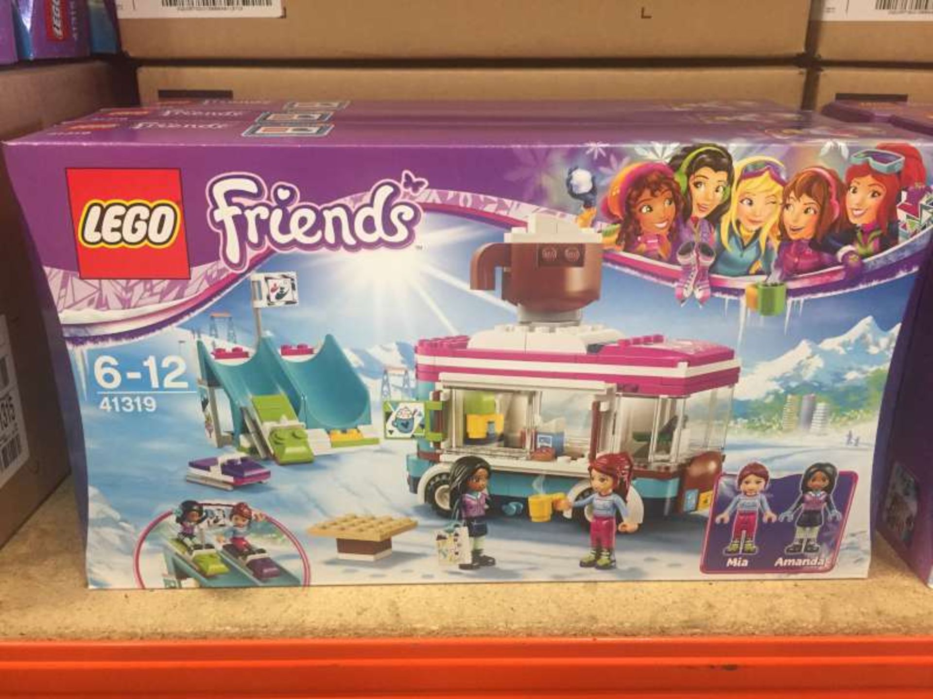 9 X BRAND NEW BOXED LEGO FRIENDS SNOW RESORT HOT CHOCOLATE VAN ( 41319 ) IN 3 BOXES
