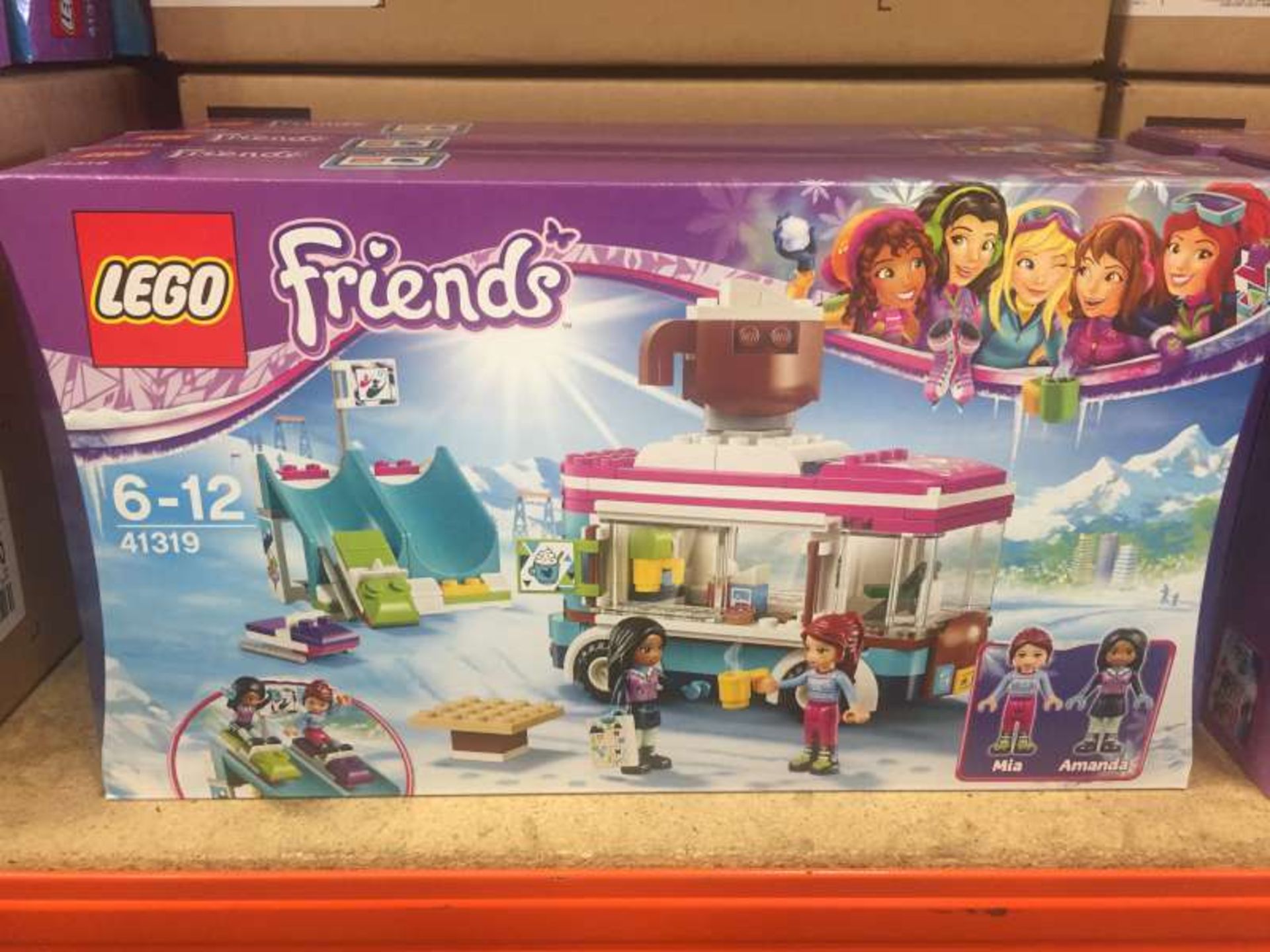 9 X BRAND NEW BOXED LEGO FRIENDS SNOW RESORT HOT CHOCOLATE VAN ( 41319 ) IN 3 BOXES