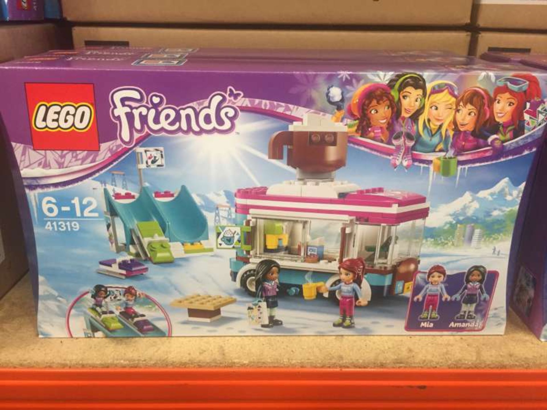 9 X BRAND NEW BOXED LEGO FRIENDS SNOW RESORT HOT CHOCOLATE VAN ( 41319 ) IN 3 BOXES