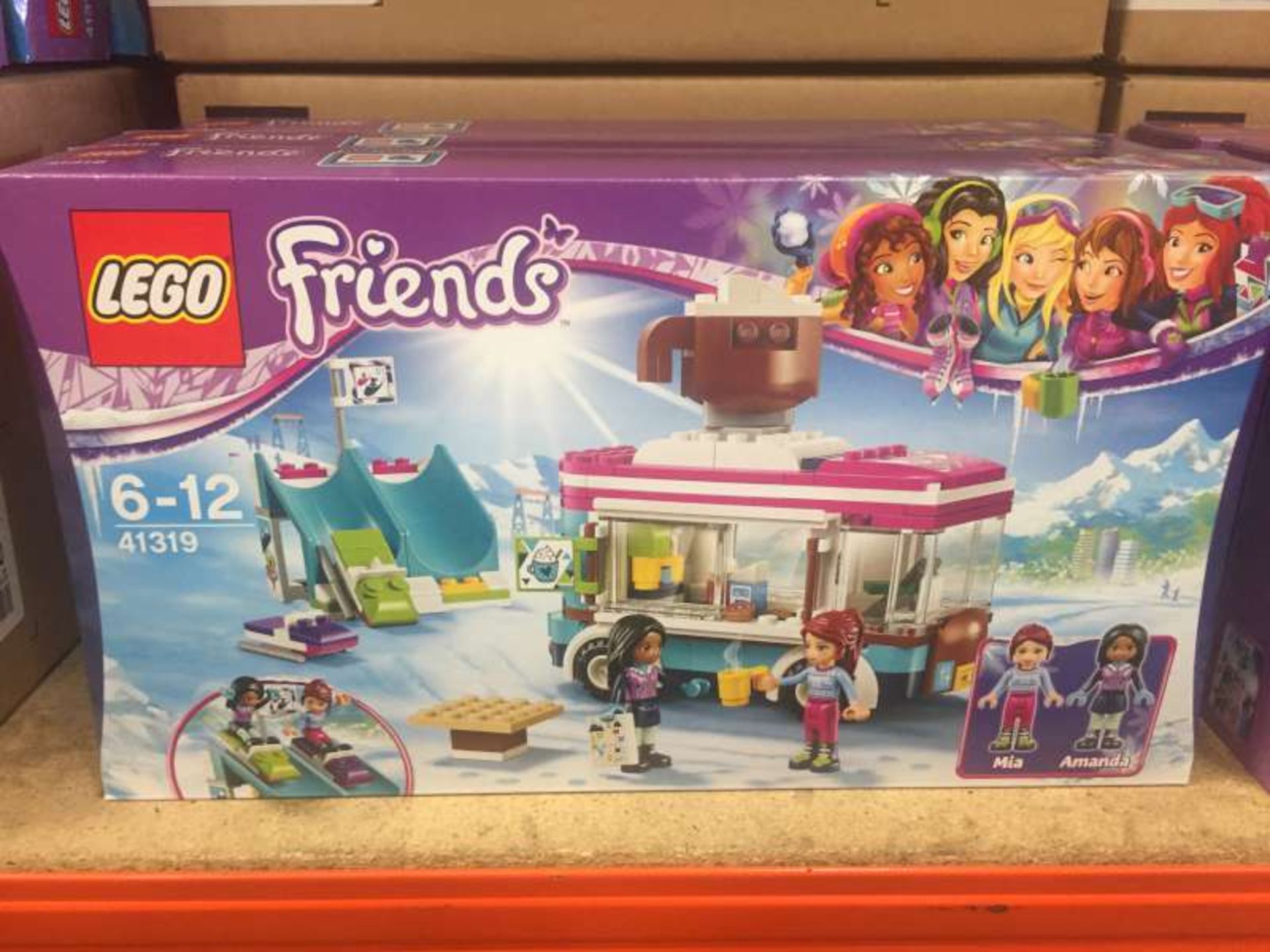 9 X BRAND NEW BOXED LEGO FRIENDS SNOW RESORT HOT CHOCOLATE VAN ( 41319 ) IN 3 BOXES