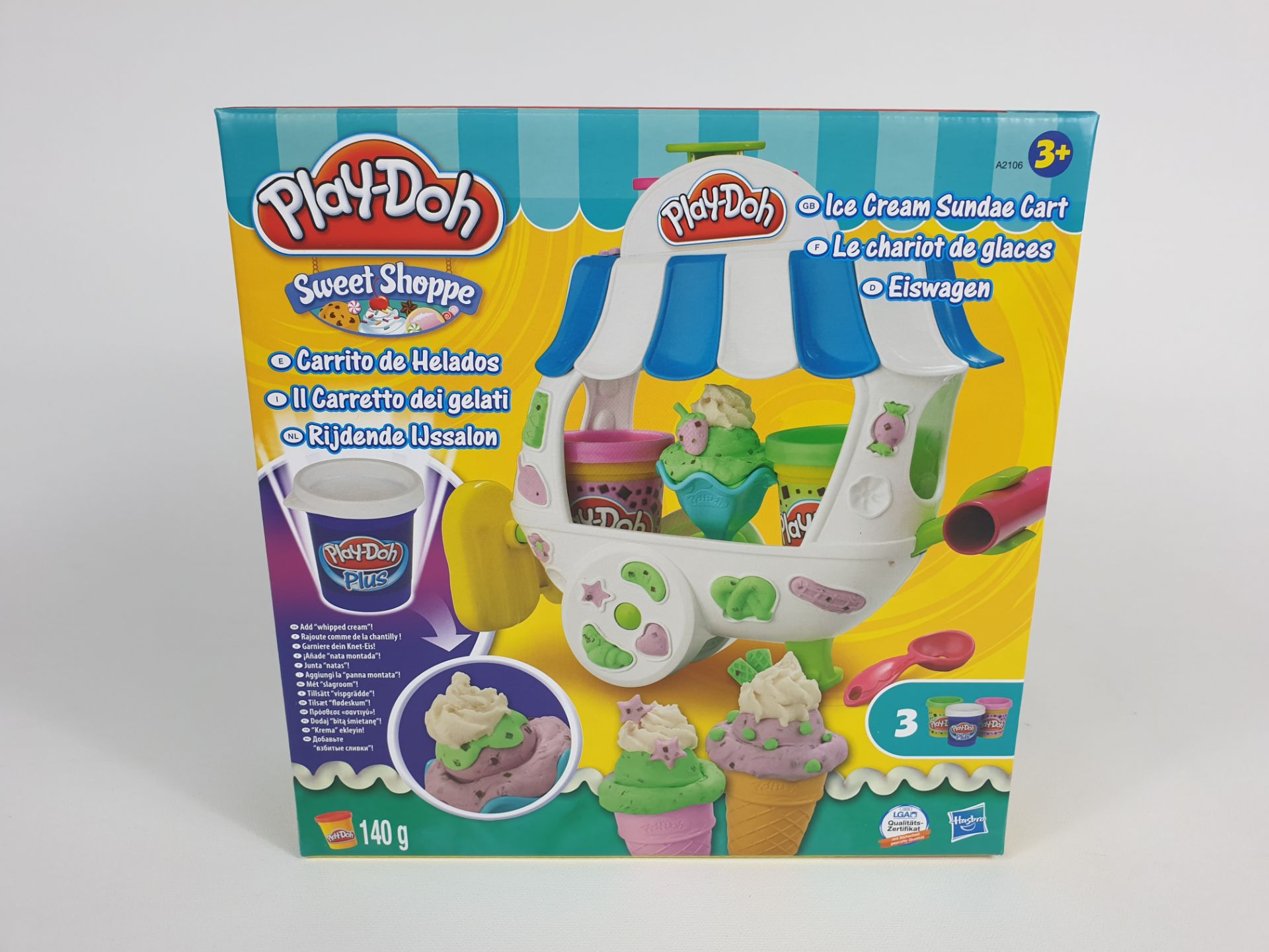 18 X BRAND NEW BOXED PLAYDOH ICE CREAM SUNDAE CART IN 6 BOXES