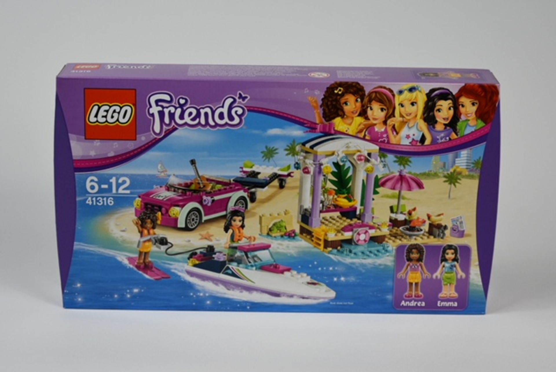 9 X BRAND NEW BOXED LEGO FRIENDS ANDREAS SPEEDBOAT B ( 41316 ) IN 3 BOXES