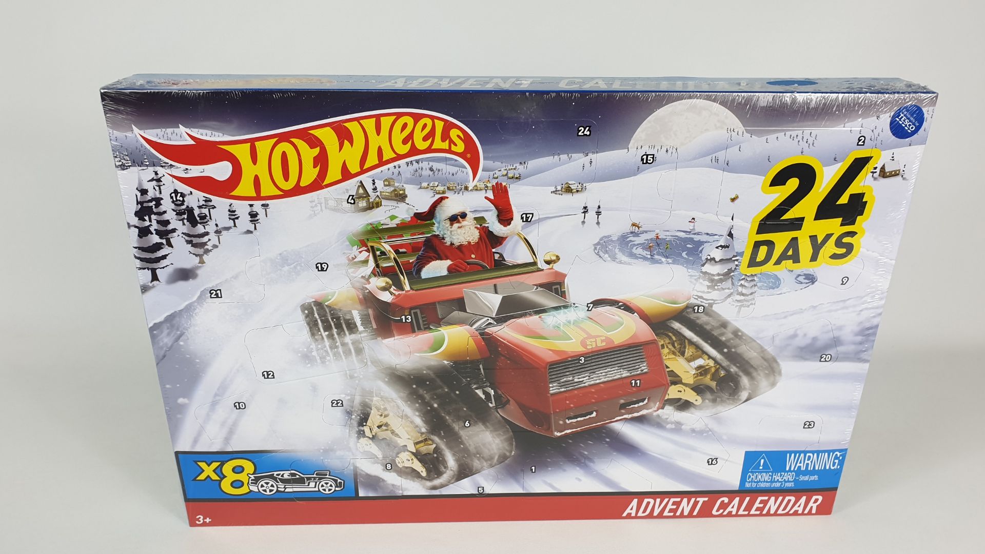 18 X HOTWHEELS ADVENT CALENDERS IN 1 BOX AND 12 LOOSE