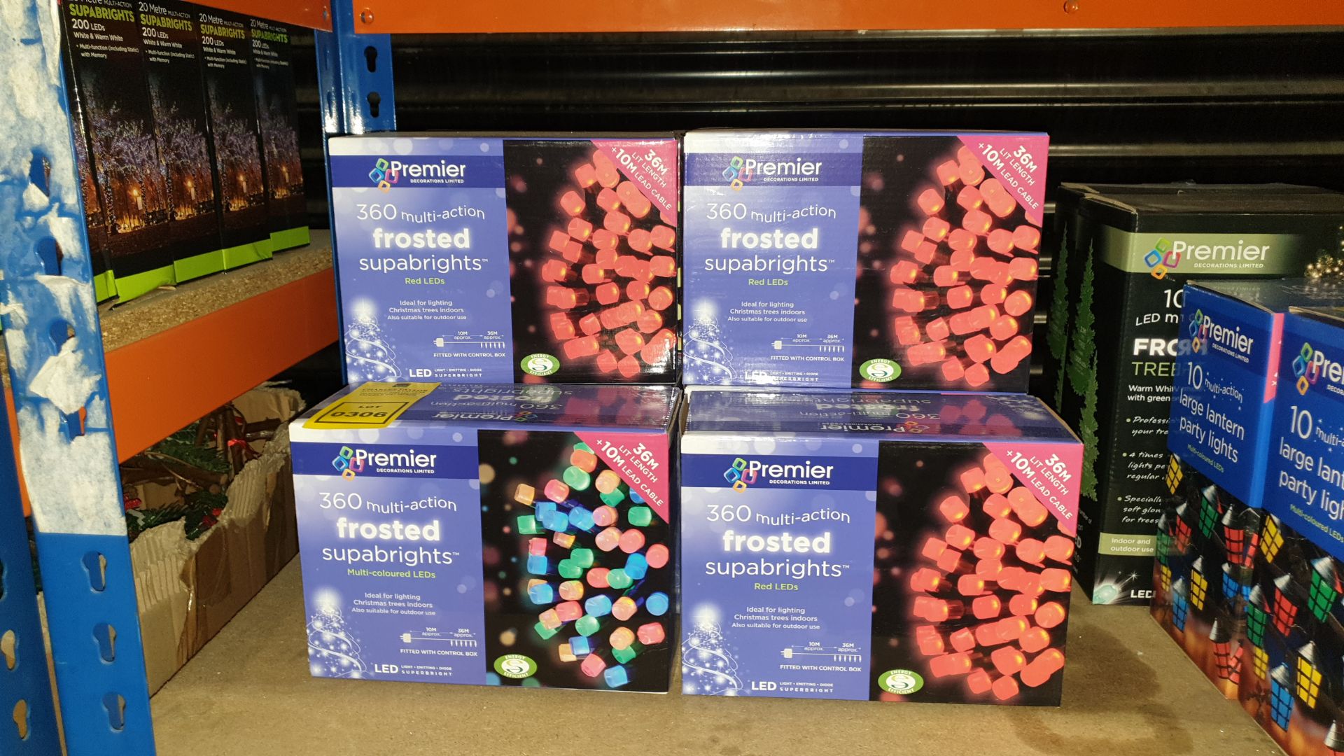 10 X BOXES OF PREMIER 360 MULTI ACTION FROSTED SUPABRIGHTS LIGHTS