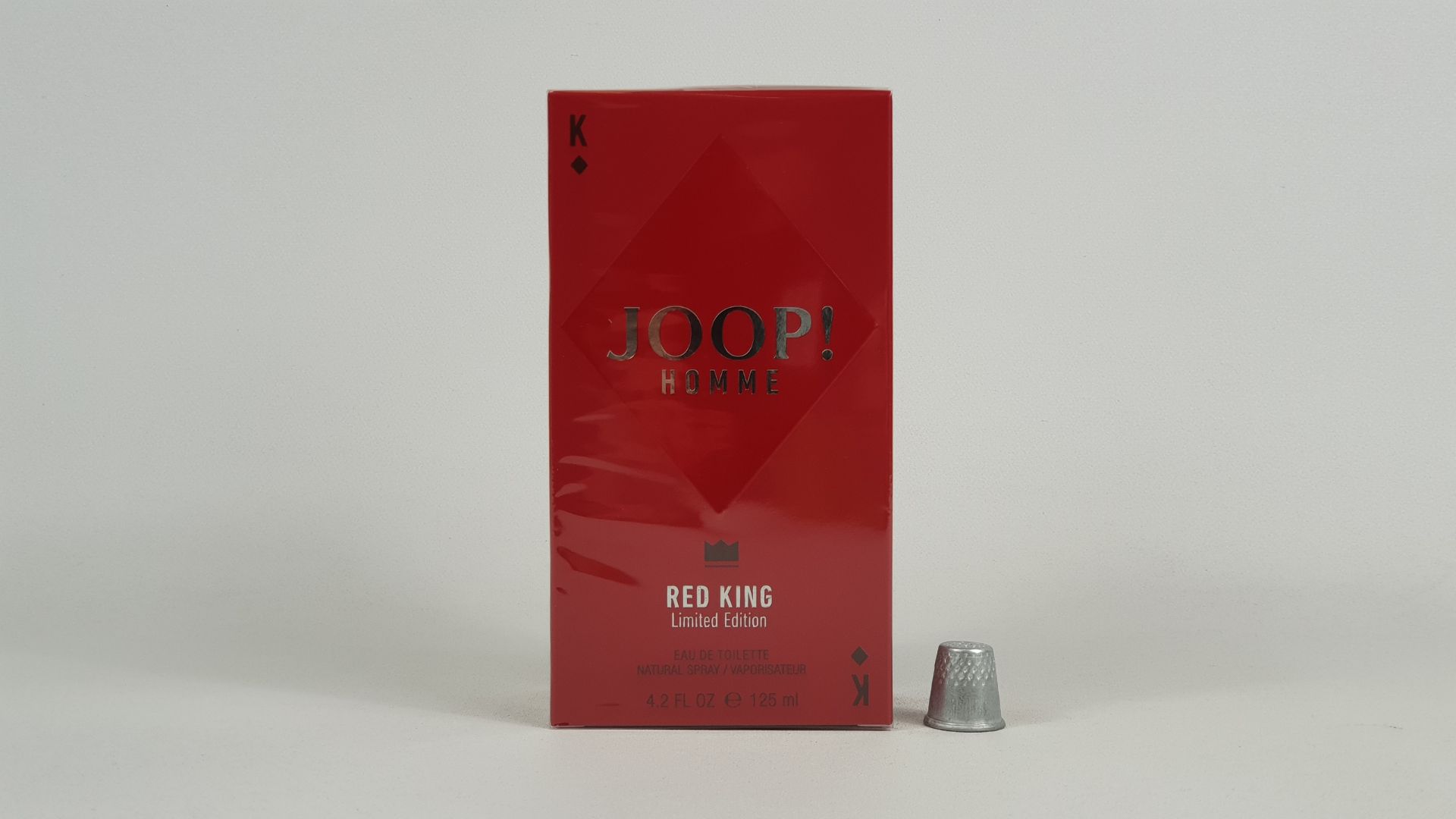 5 X 125 ML JOOP HOMME RED KING LIMITED EDITION EAU DE TOILETTE SPRAY