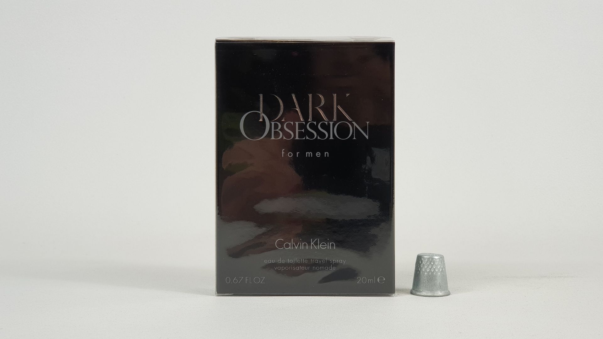 10 X 20 ML CALVIN KLEIN DARK OBSESSION FOR MEN EAU DE TOILETTE TRAVEL SPRAY