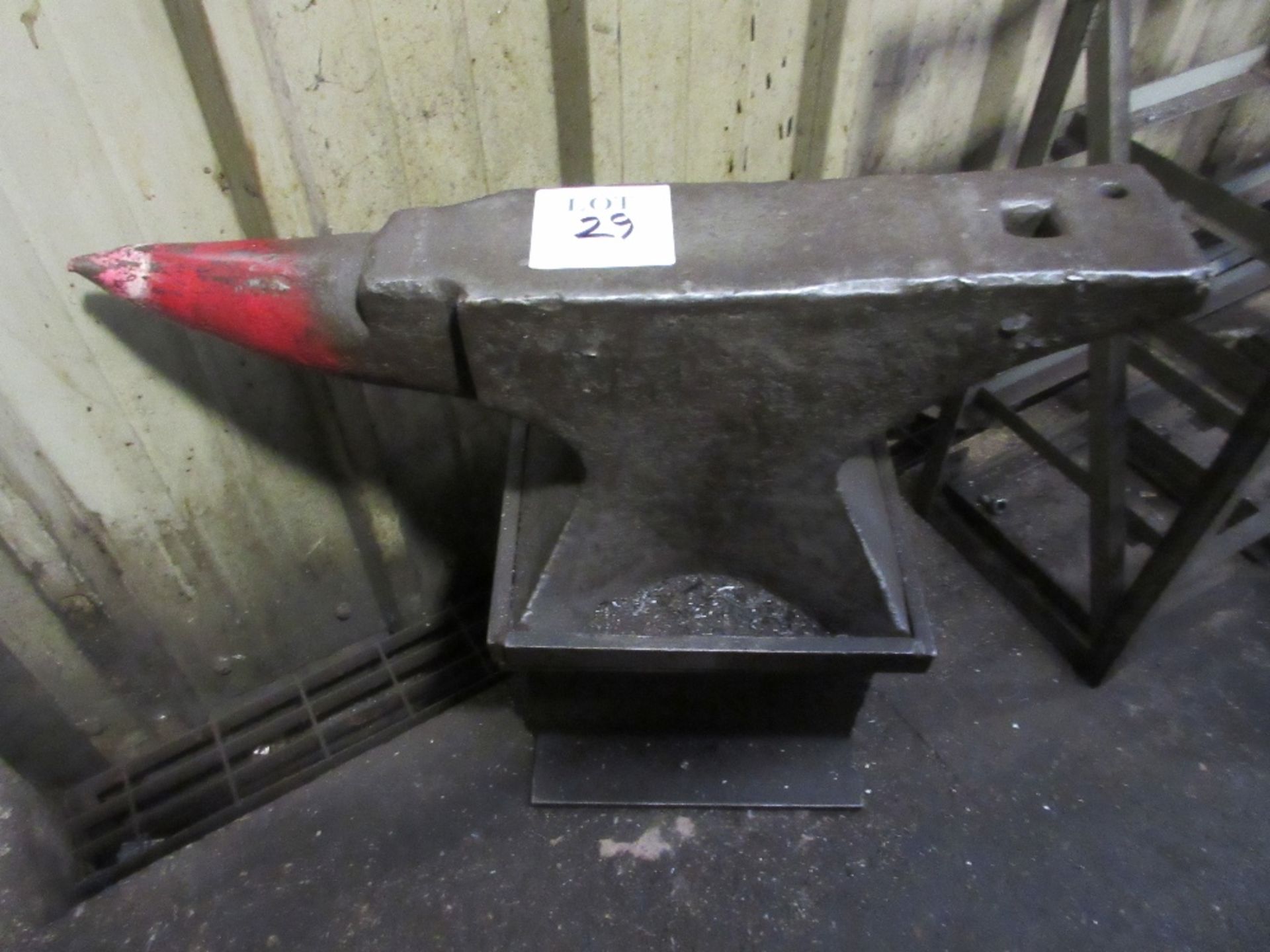 Anvil on stand