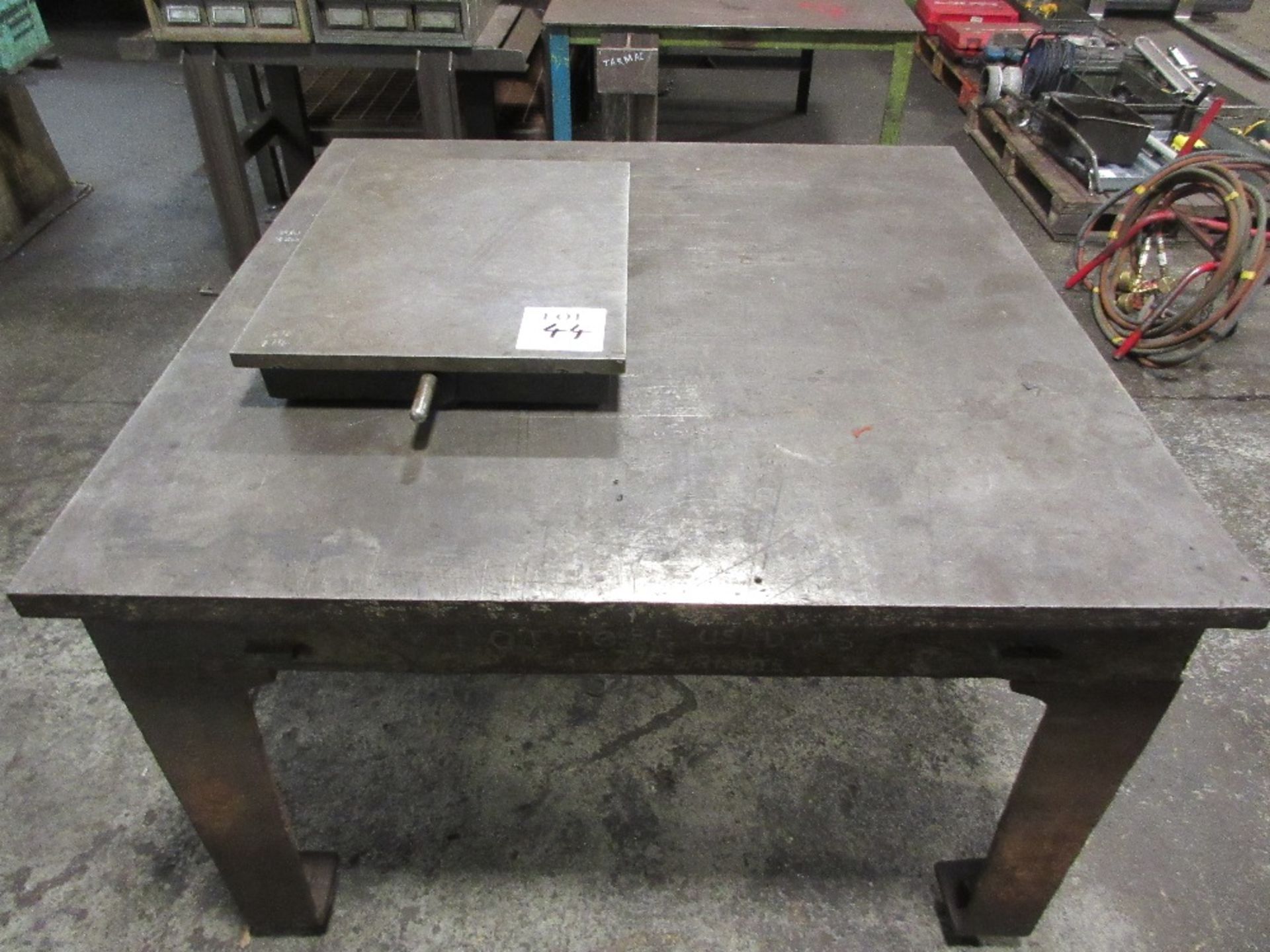 2 - Surface tables 4' 6" x 4' 6" approx and 2' x 1' approx. A Risk Assessment and Method Statement