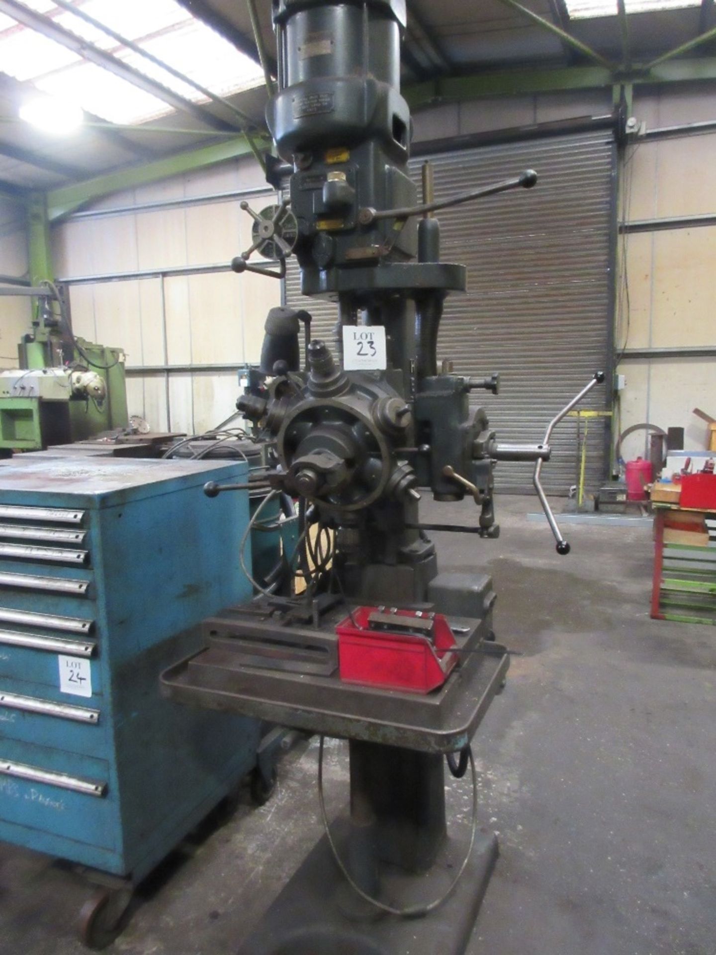 Herbert 6 head pillar drill. A Risk Assessment and Method Statement is required prior to the removal