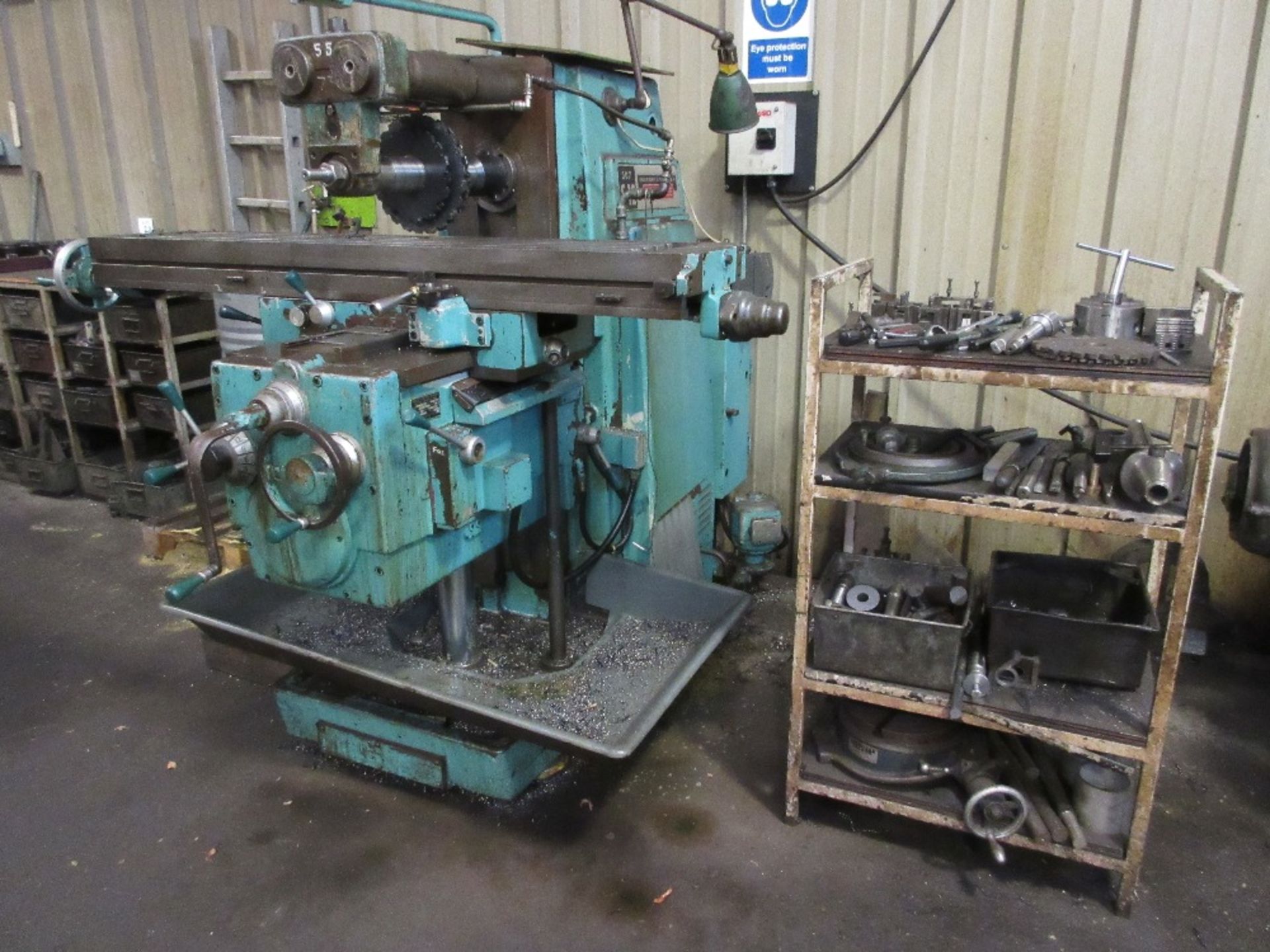 Kearney and Trecker Milwaukee 307 S-12 horizontal miller. Serial No. 666-0641 complete with rack