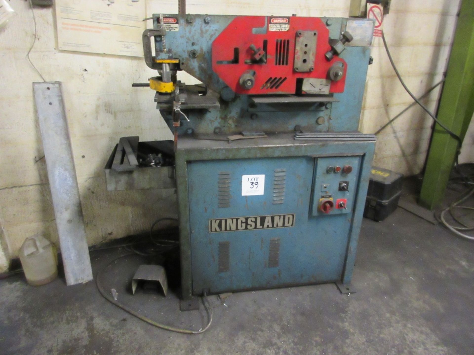 Kingsland 40XM metal worker. Serial No. 305893. A Risk Assessment and Method Statement is required