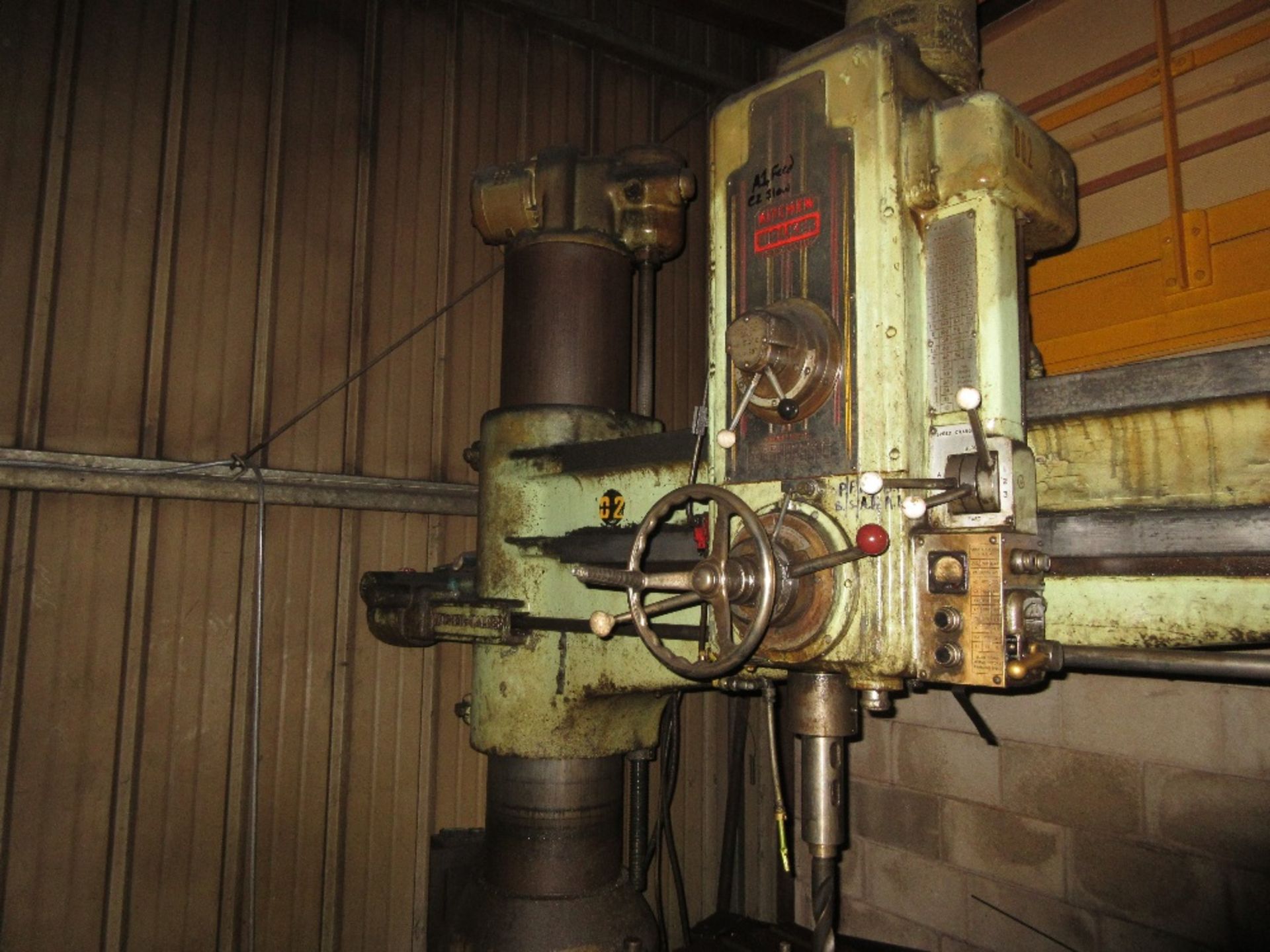 Kitchen and Walker E-3 radial arm drill. Serial No. 1997. Year 1972. A Risk Assessment and Method - Bild 2 aus 2