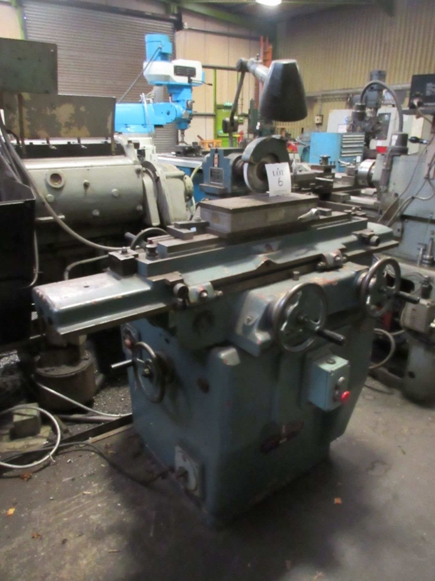 Jones and Shipman 310 surface grinder. Serial No. 16282 18" x 16". A Risk Assessment and Method