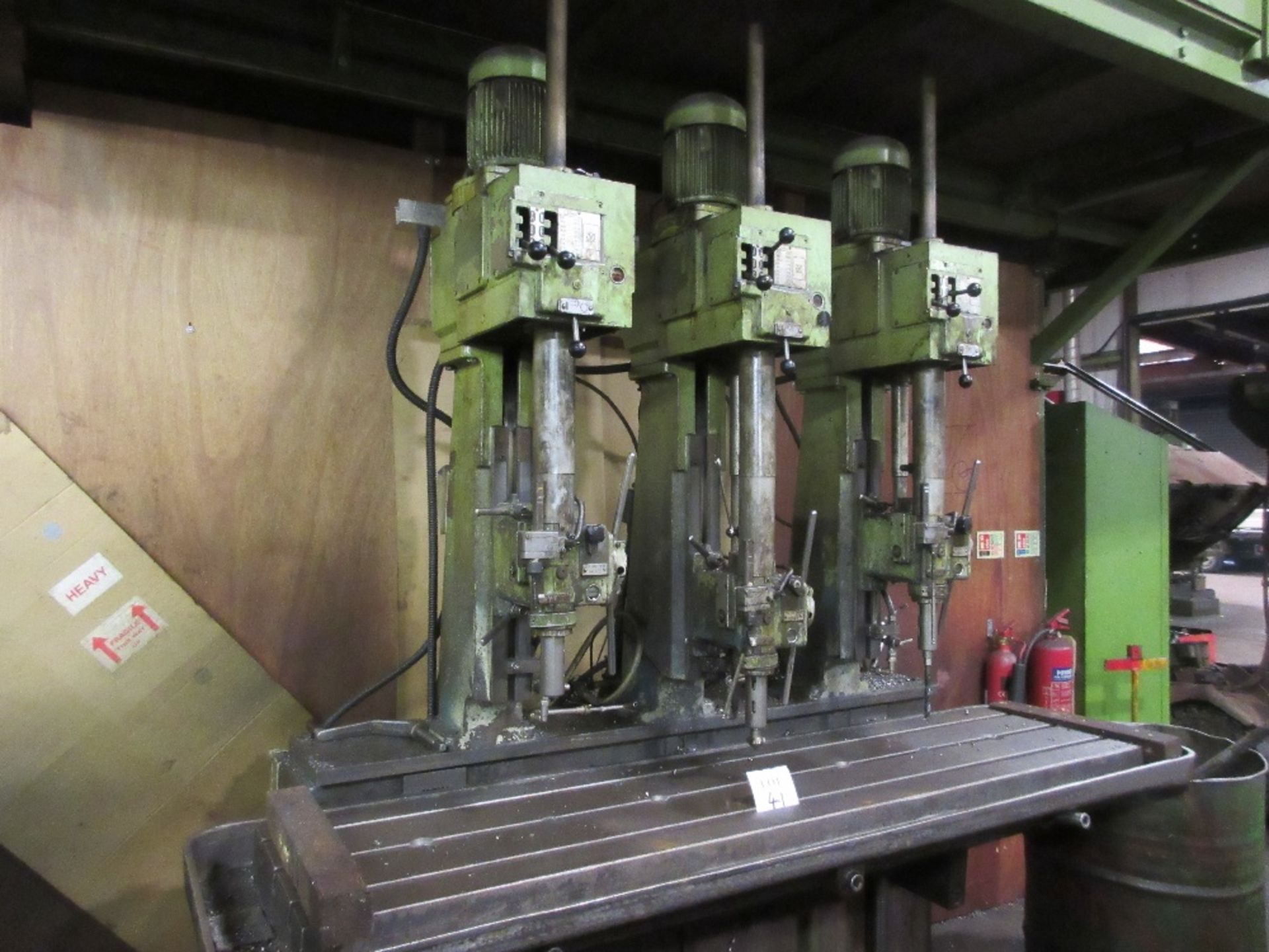 Pollard triple head pillar drill . A Risk Assessment and Method Statement is required prior to the