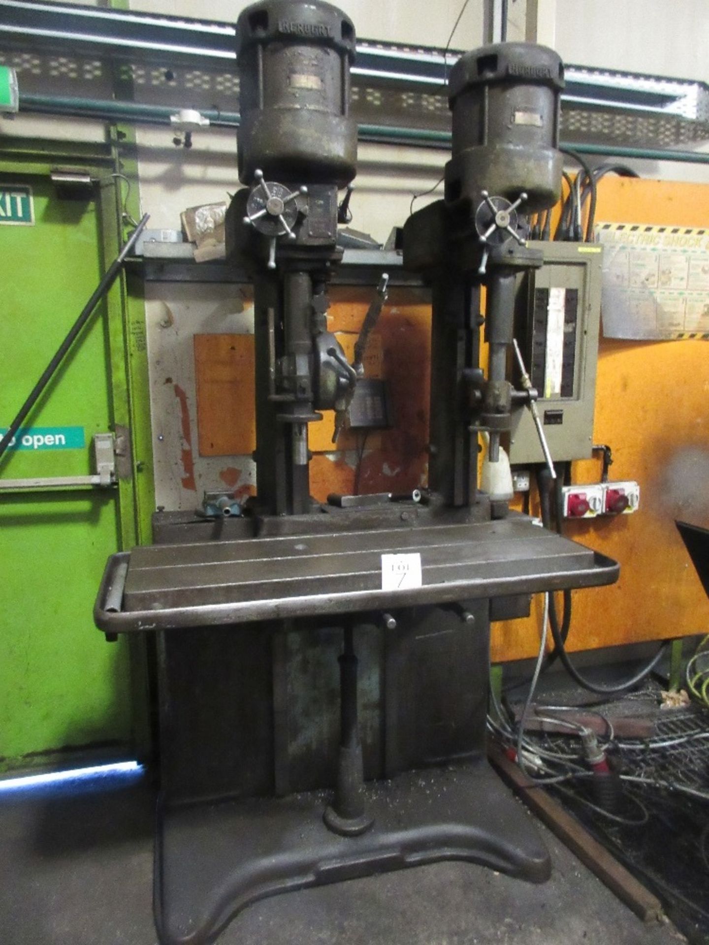 Herbert twin head pillar drill. A Risk Assessment and Method Statement is required prior to the