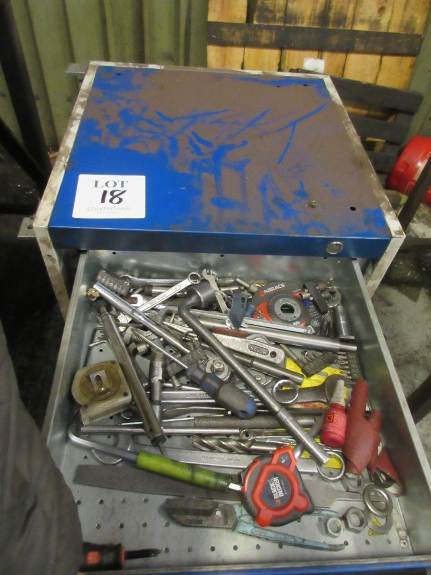 Tooling cabinet and contents
