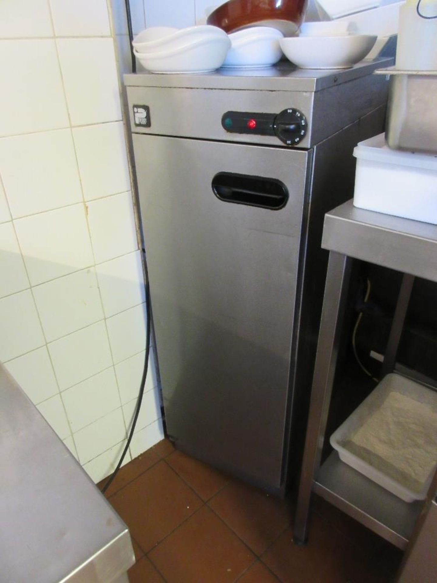 Parry stainless steel hot plate cupboard