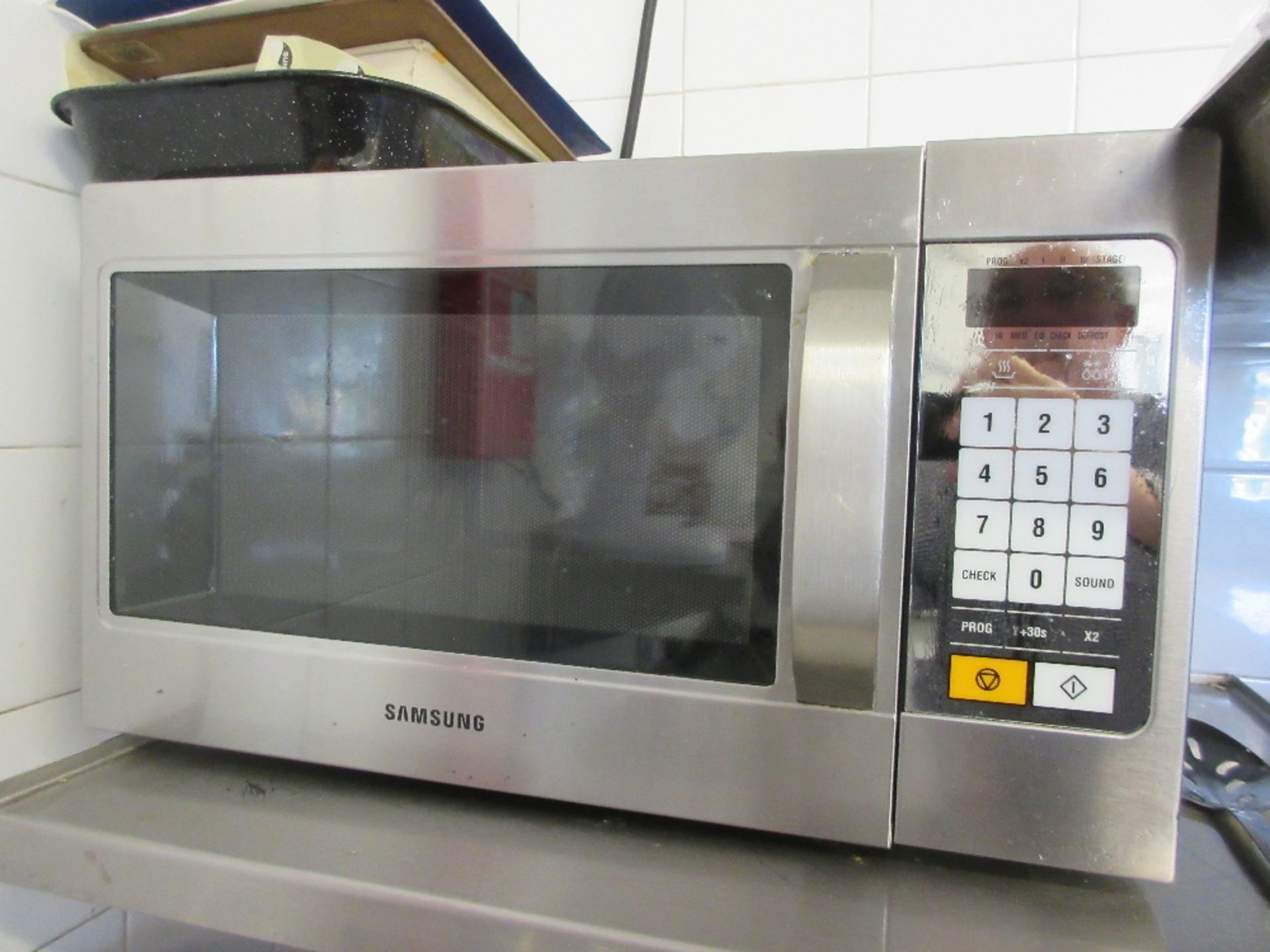 Samsung stainless steel microwave