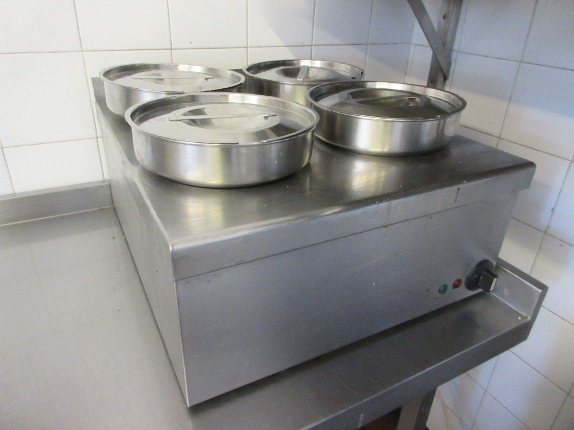 Stainless steel 4 pot ban marie