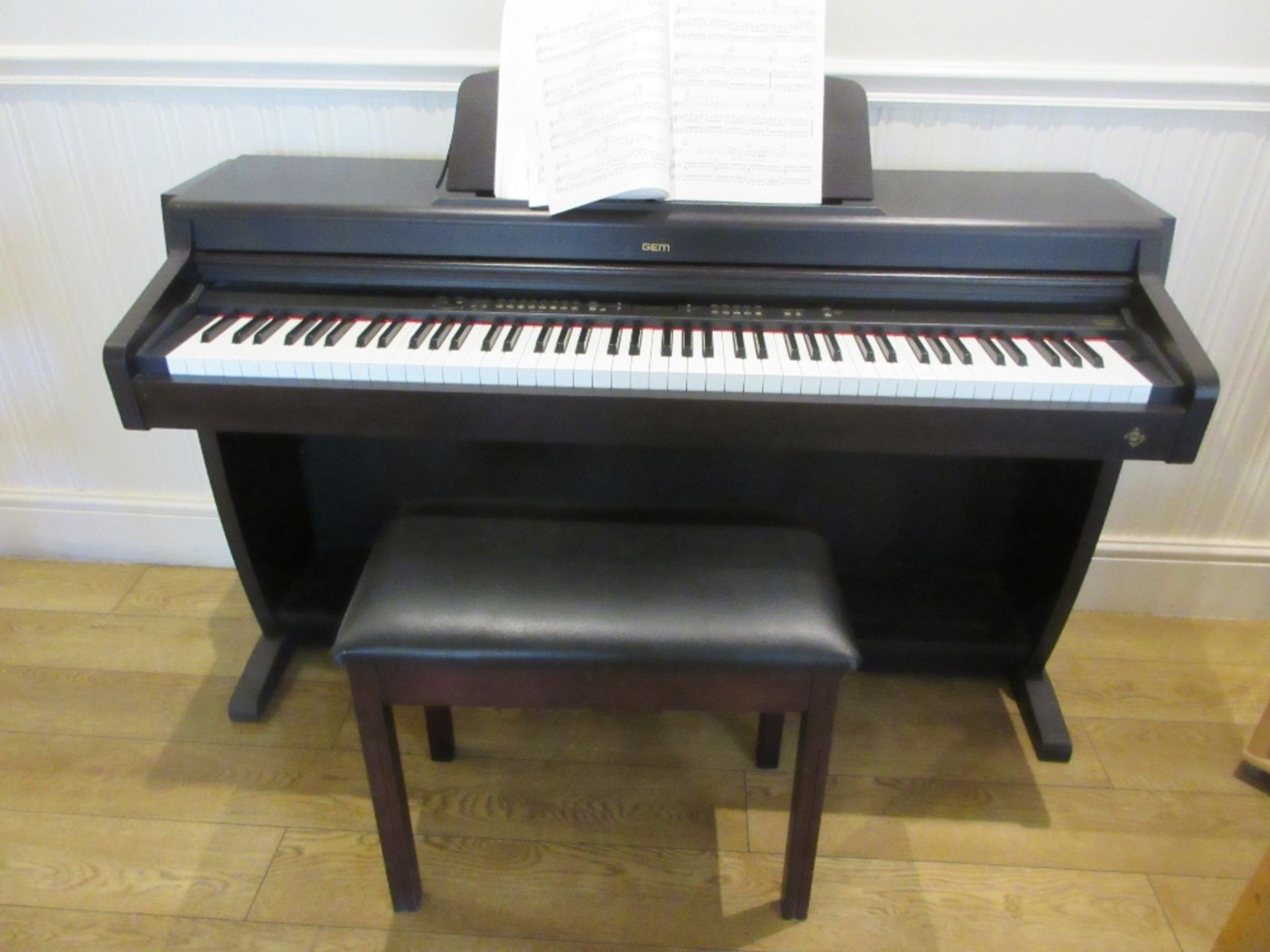 Gem RP120 electronic real Piano - digital complete with stool