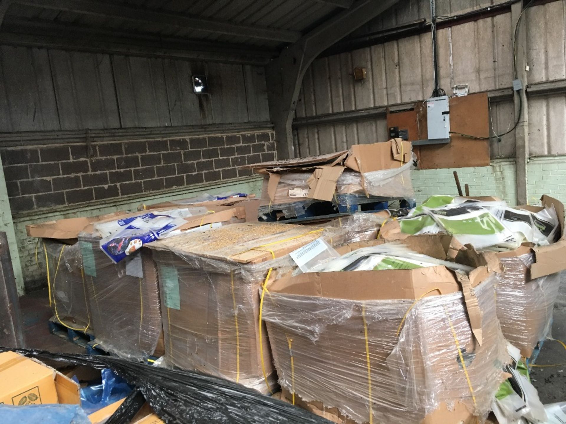 8 - Pallets of various polythene bags (branded). Located at Unit C, Holbrook Green, Holbrook